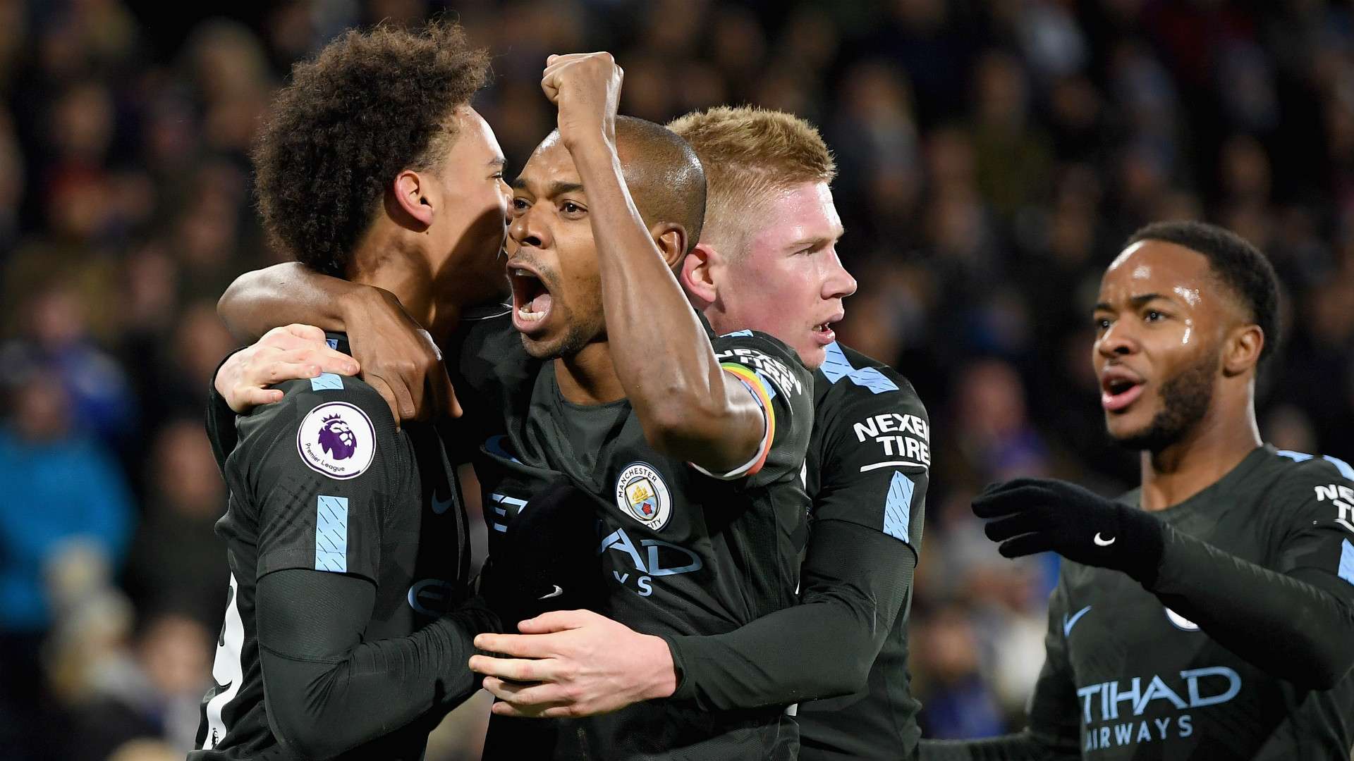 Manchester City celebrate