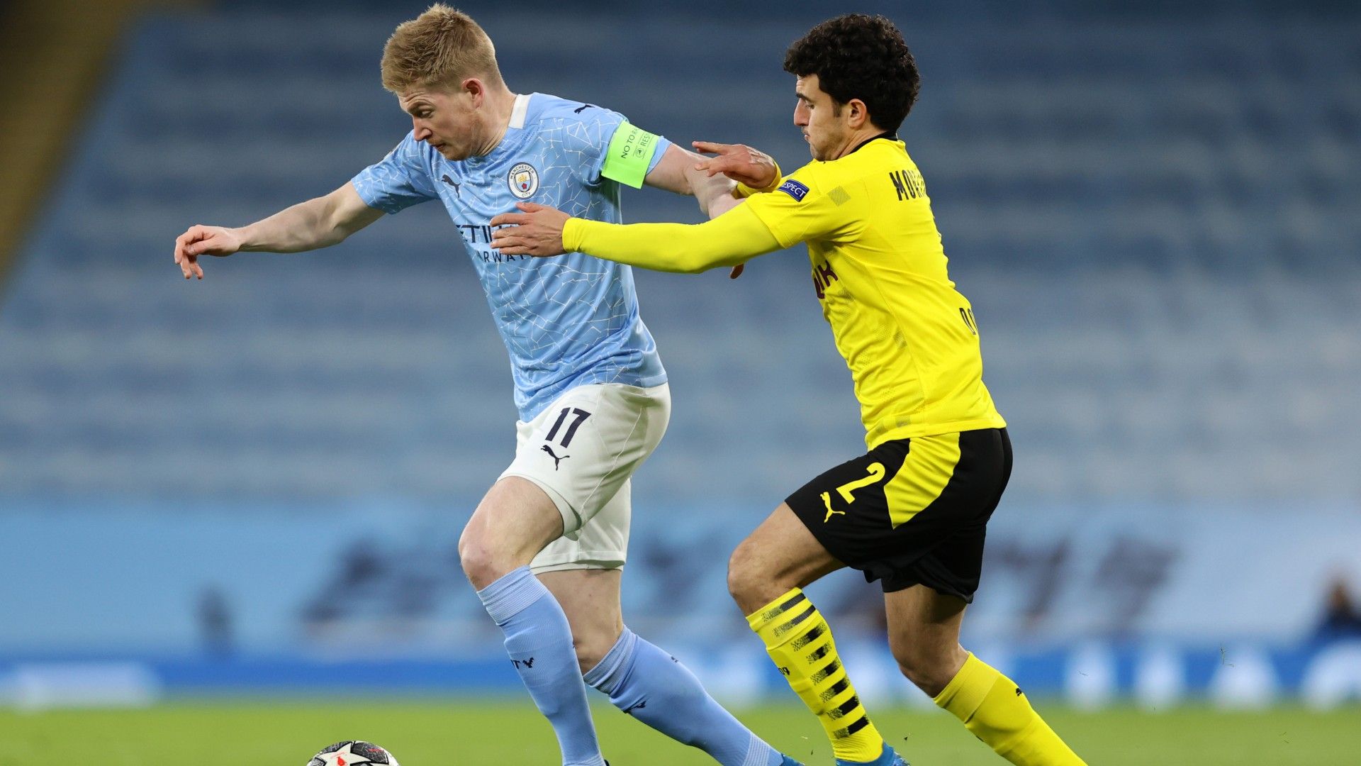 Mateu Morey Kevin de Bruyne Borussia Dortmund Manchester City Champions League 06042021