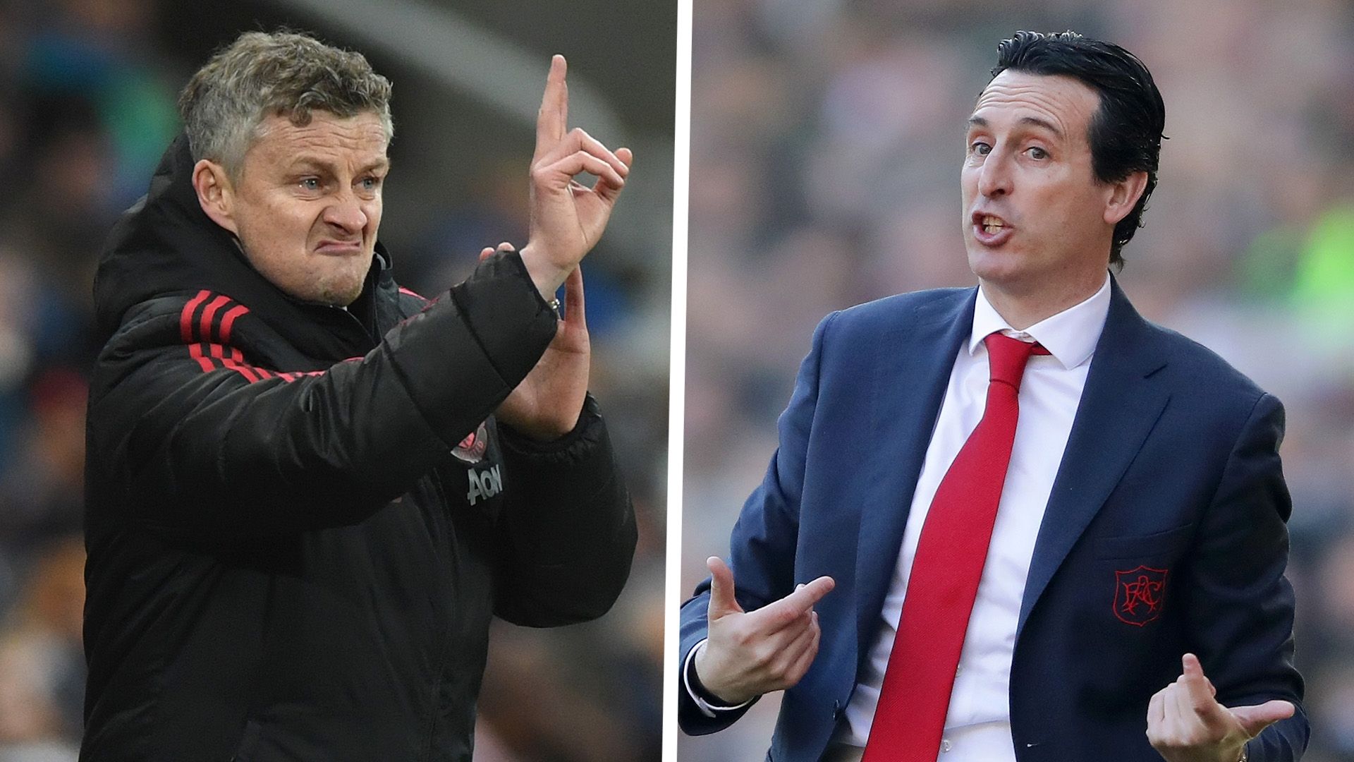 Ole Gunnar Solskjaer Manchester United Unai Emery Arsenal