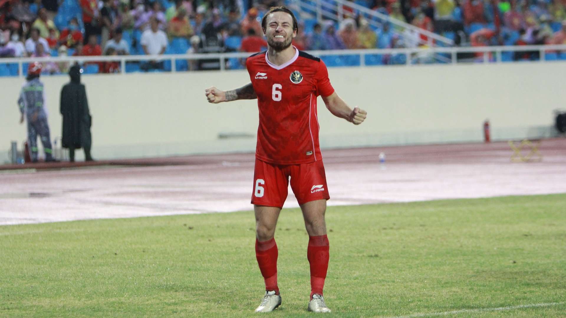 Selebrasi Marc Klok - Indonesia U-23 SEA Games 22052022