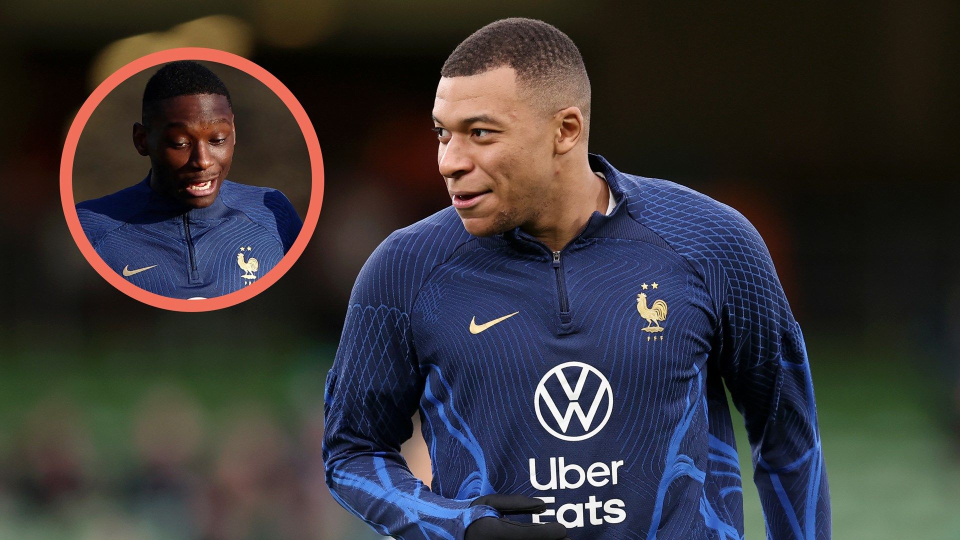 Randal Kolo Muani, Kylian Mbappe GFX