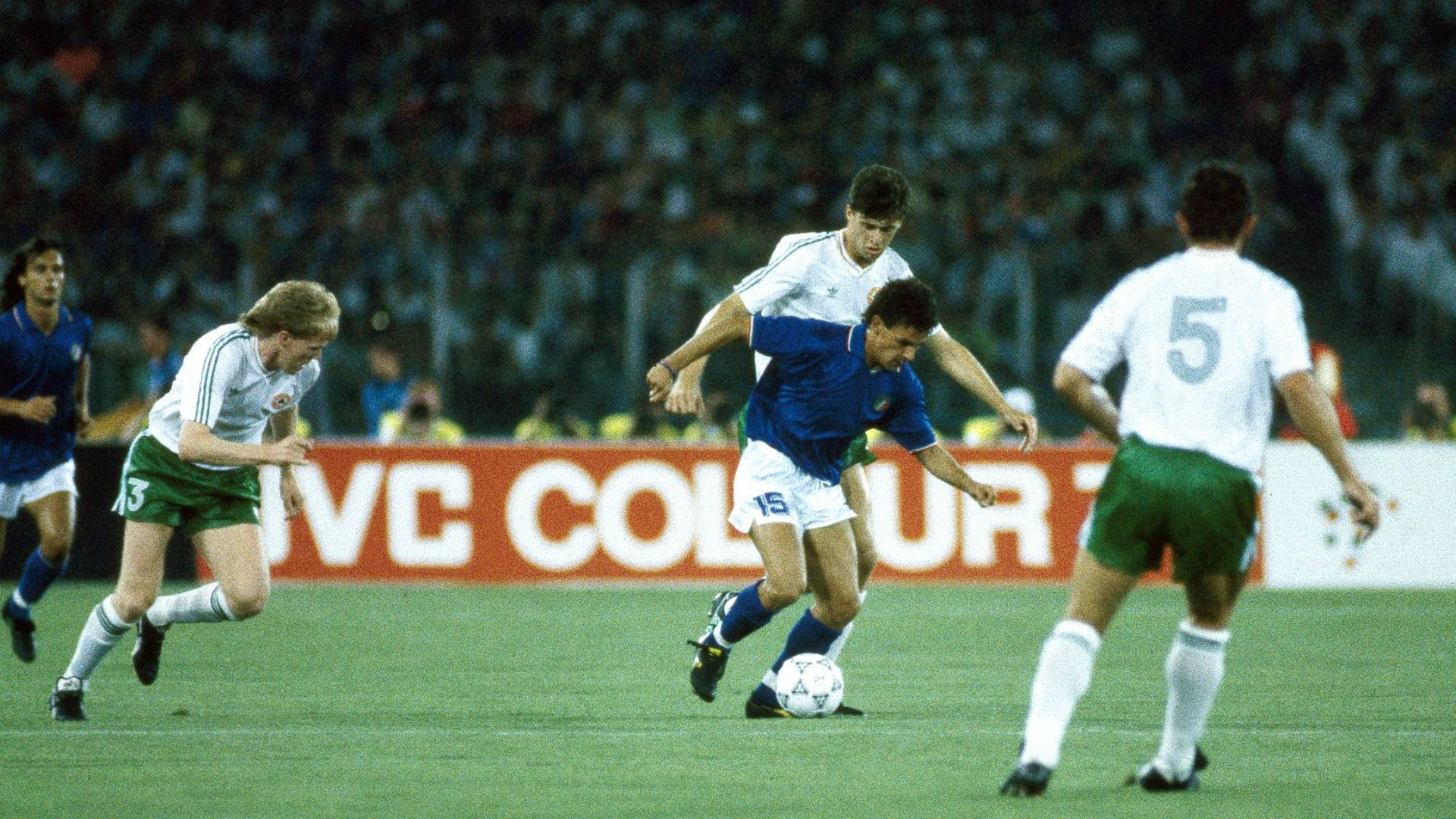Roberto Baggio Italy v Ireland World Cup 1990