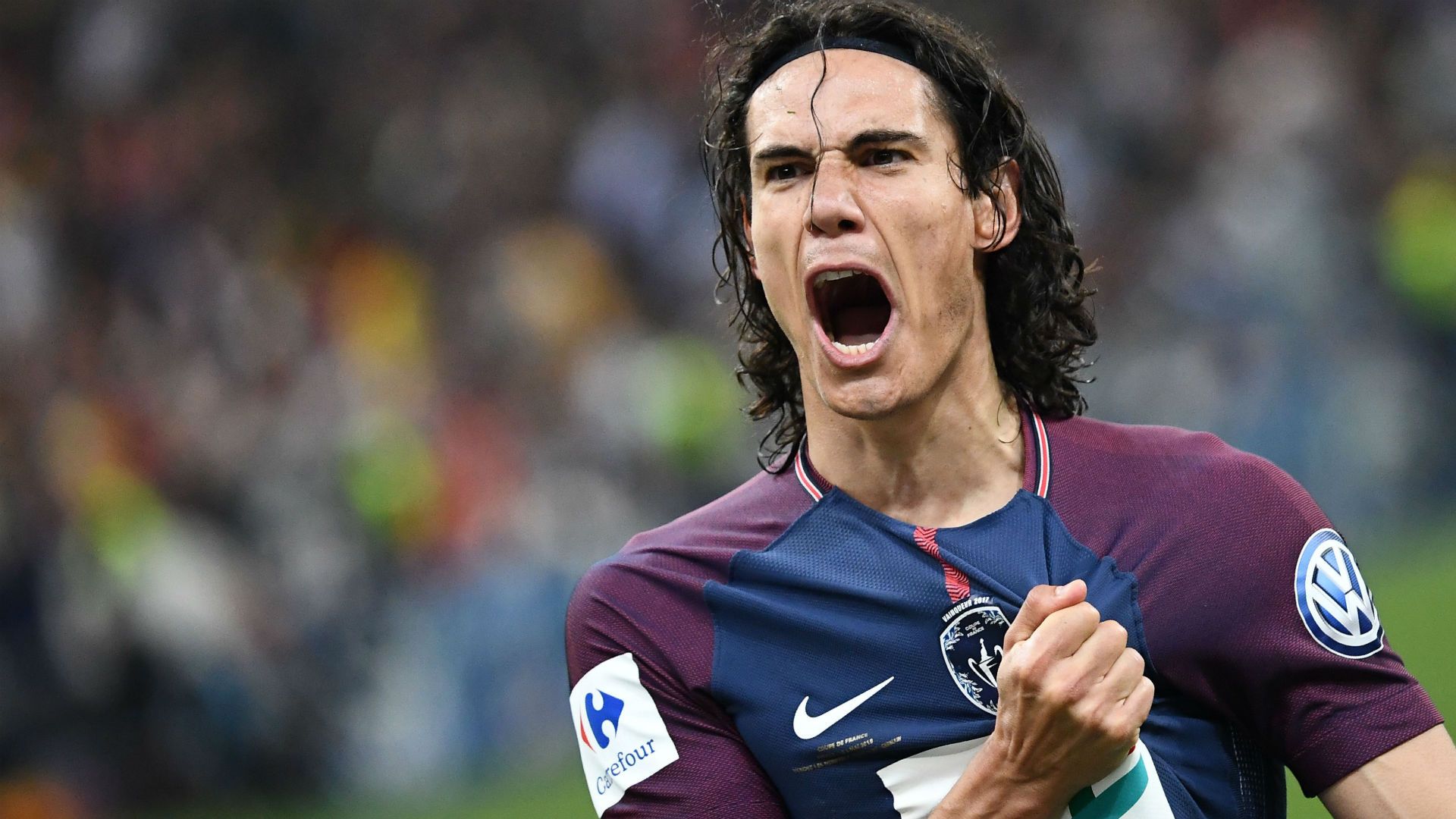 Edinson Cavani PSG Les Herbiers Coupe de France 08052018