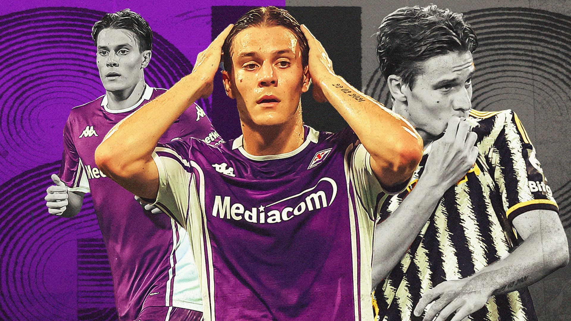 Fagioli Fiorentina Juventus GFX