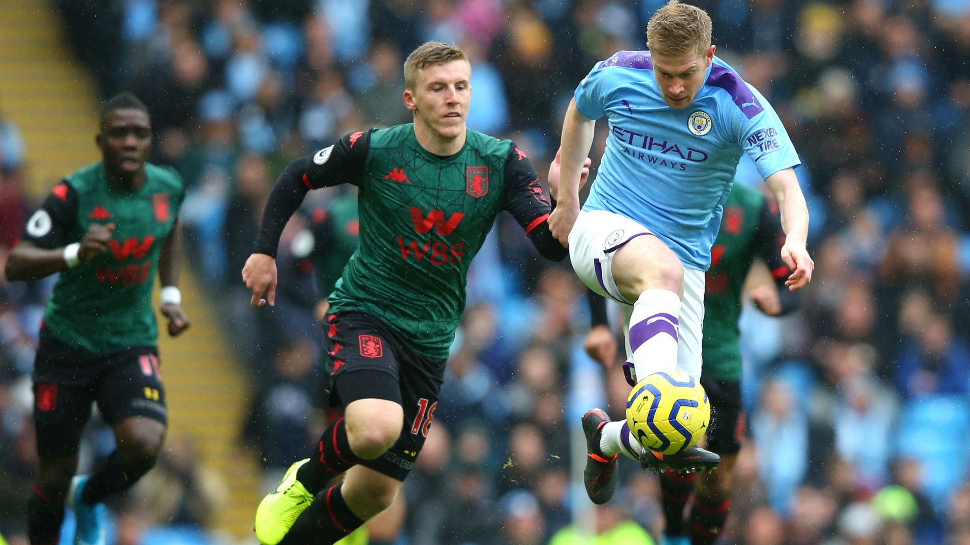 MATT TARGETT ASTON VILLA KEVIN DE BRUYNE MANCHESTER CITY 26102019