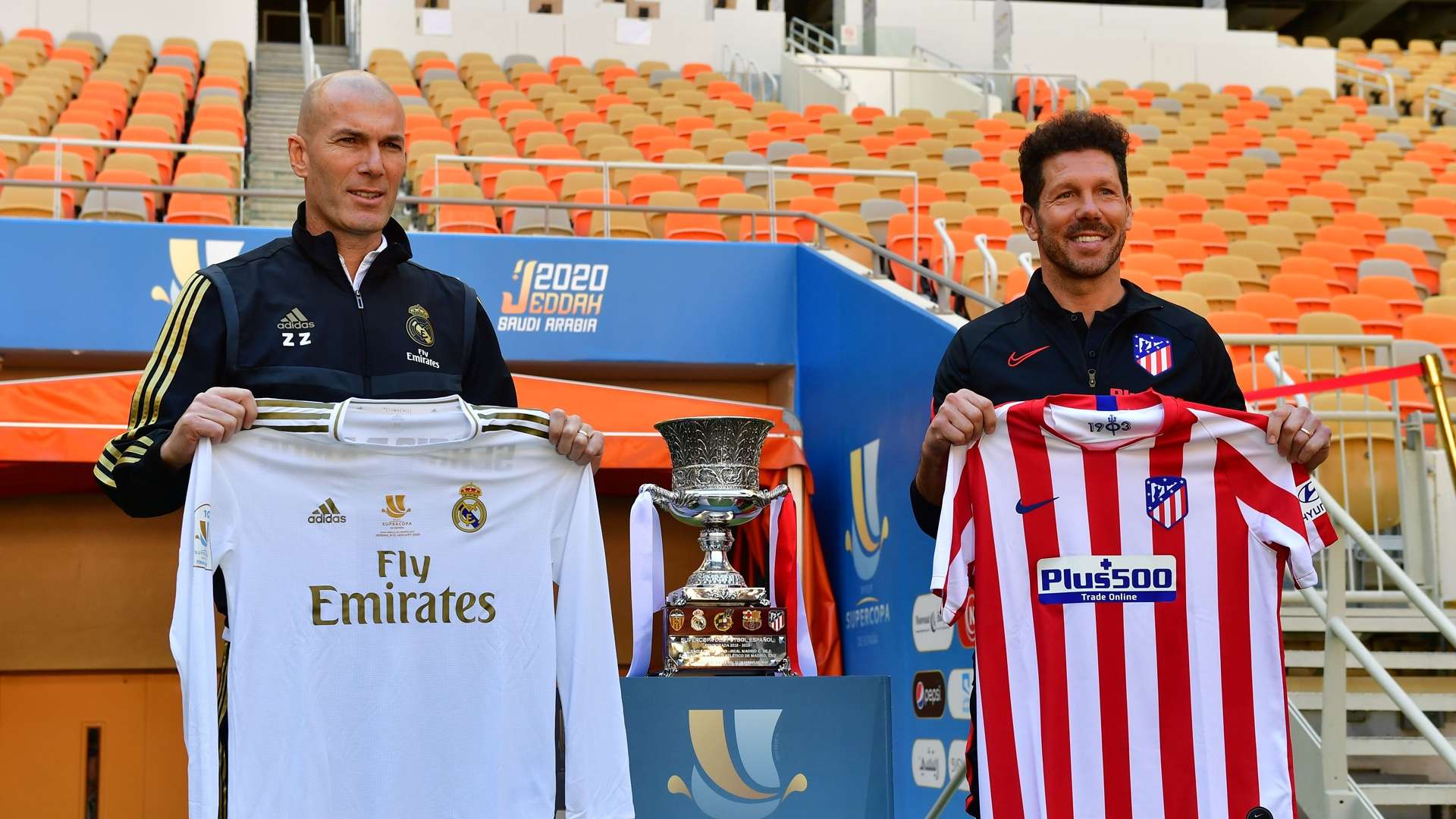 Zidane y Simeone, Real Madrid-Atlético de Madrid