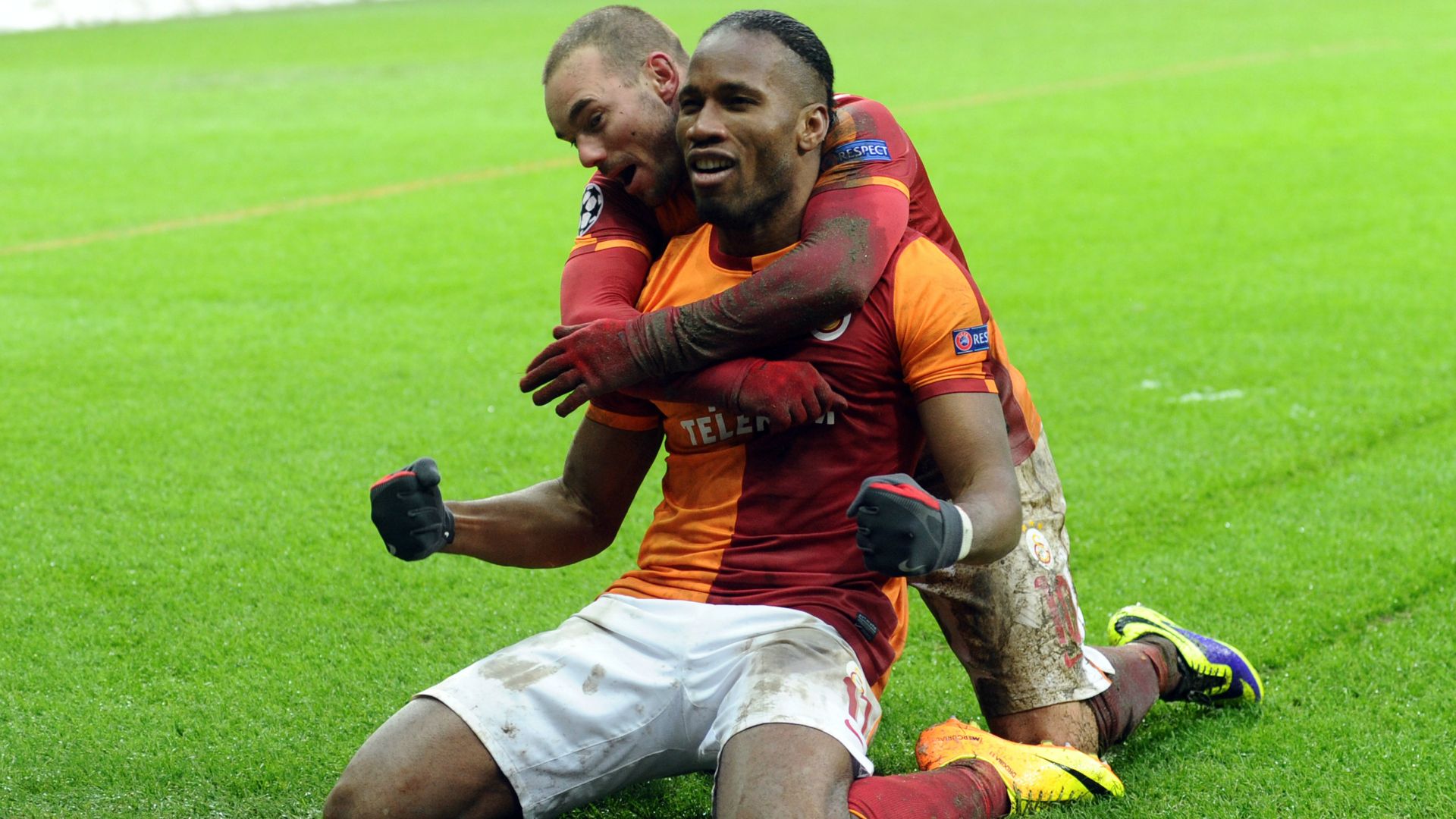 Wesley Sneijder Didier Drogba Galatasaray Juventus UEFA Champions League 11122013