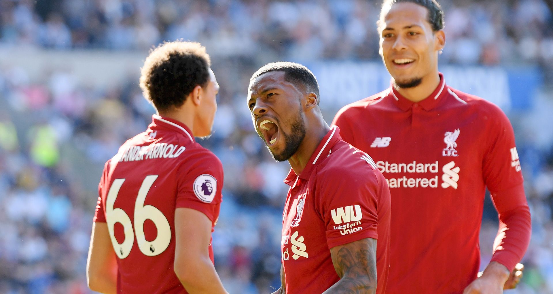 Alexander-Arnold Wijnaldum van Dijk Liverpool 0419