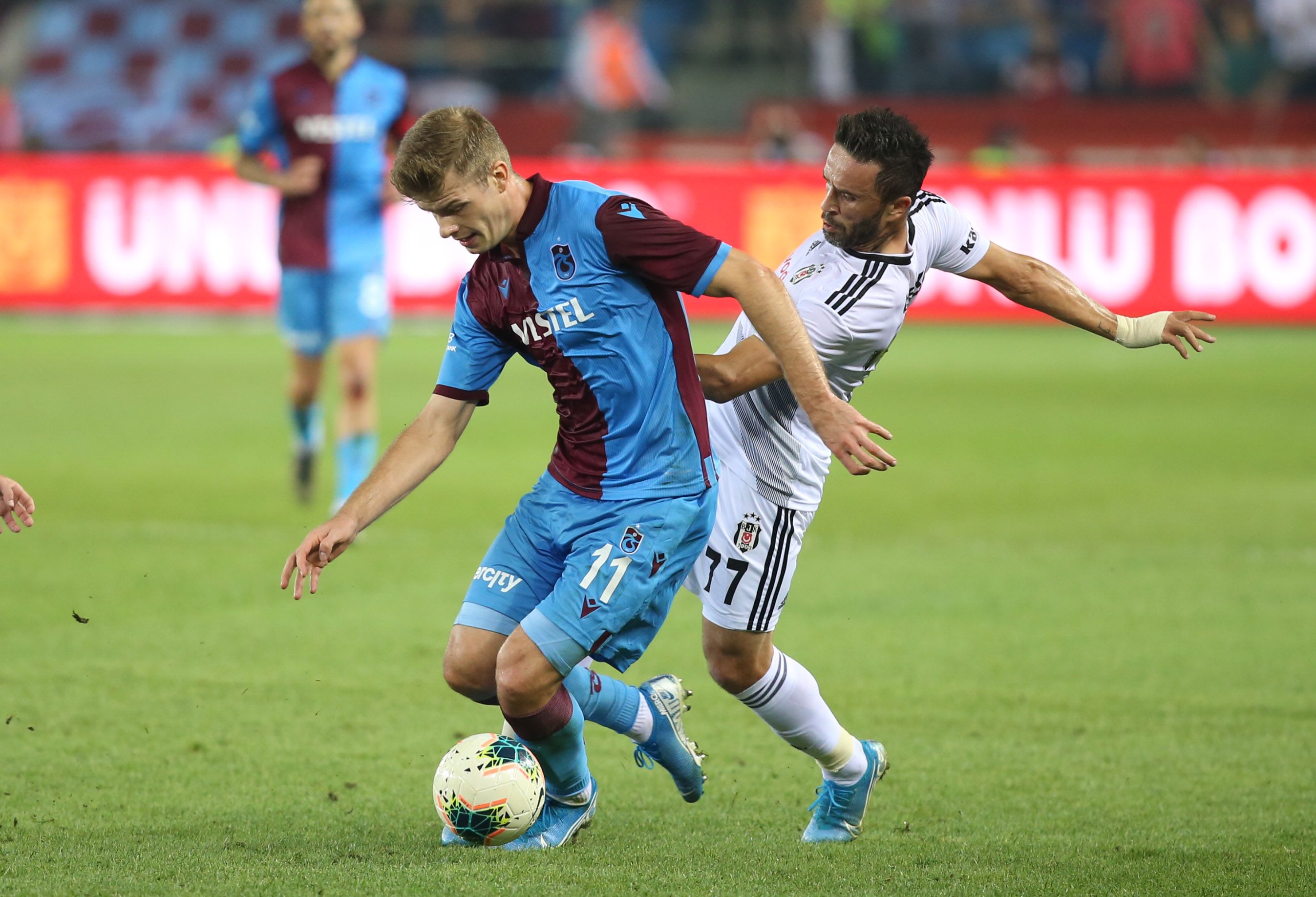 Alexander Sorloth, Gokhan Gonul, Trabzonspor v Besiktas 09292019