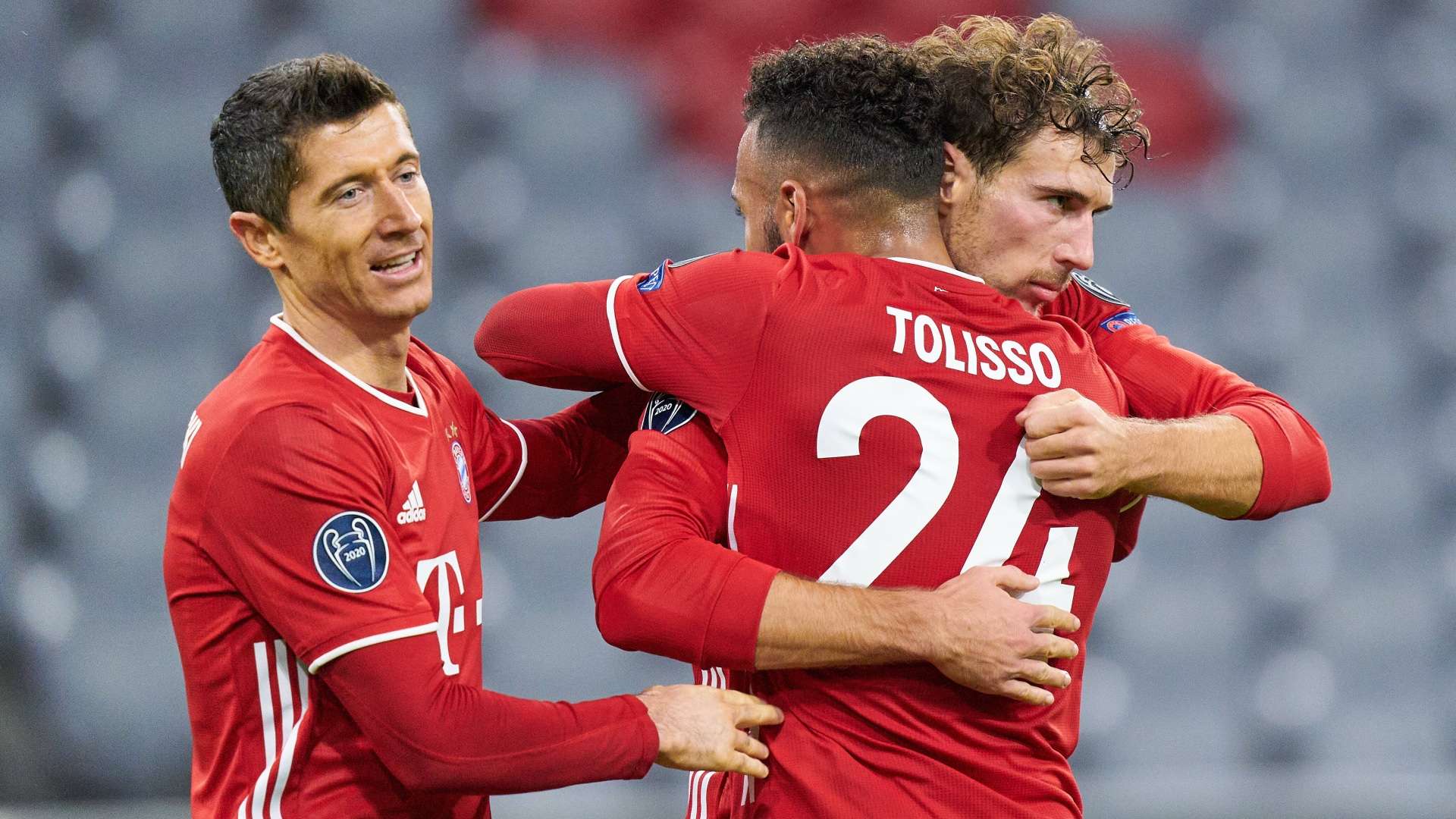 ONLY GERMANY Leon Goretzka Corentin Tolisso Robert Lewandowski Bayern Munchen Atletico Madrid Champions League 2020