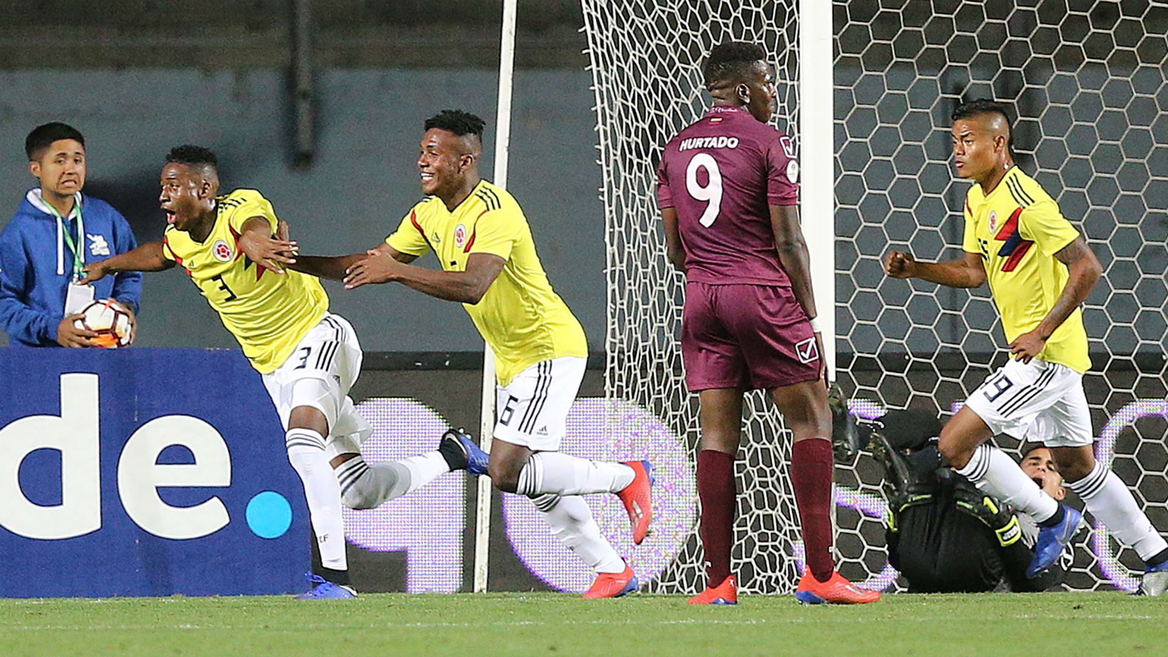 Colombia gol vs Venezuela Sudamericano Sub-20