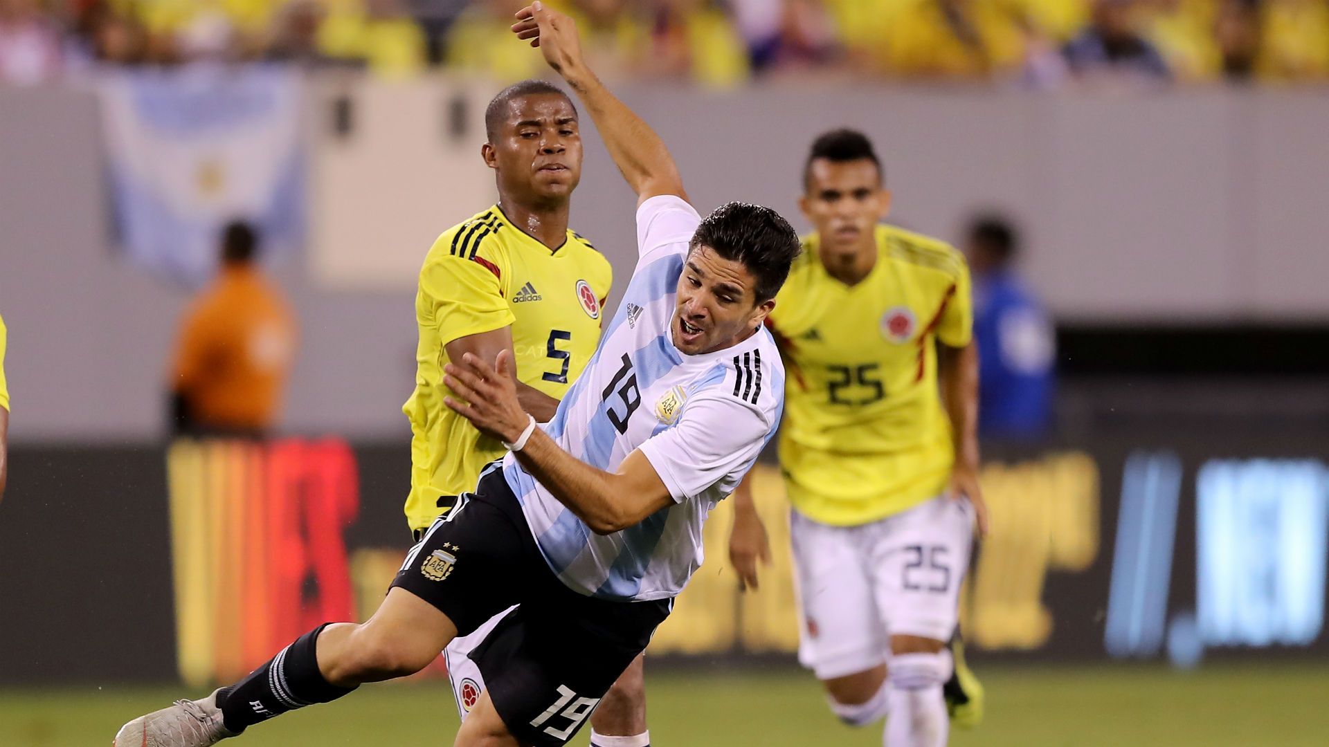 Giovanni Simeone Wilmar Barrios Argentina Colombia Amistoso Internacional 11092018