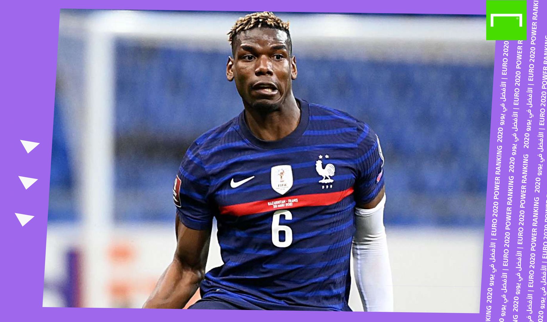 Pogba Euro Power Ranking