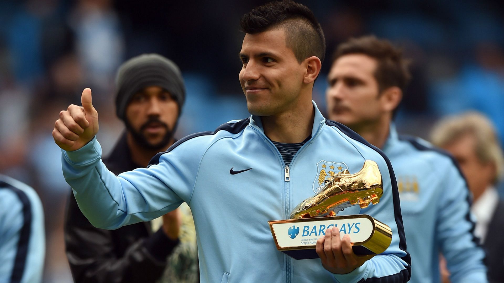 Sergio Aguero Manchester City Golden Boot 2014-2015