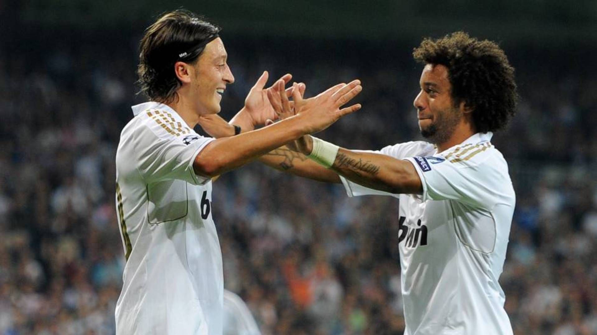 Mesut Özil Marcelo Real Madrid