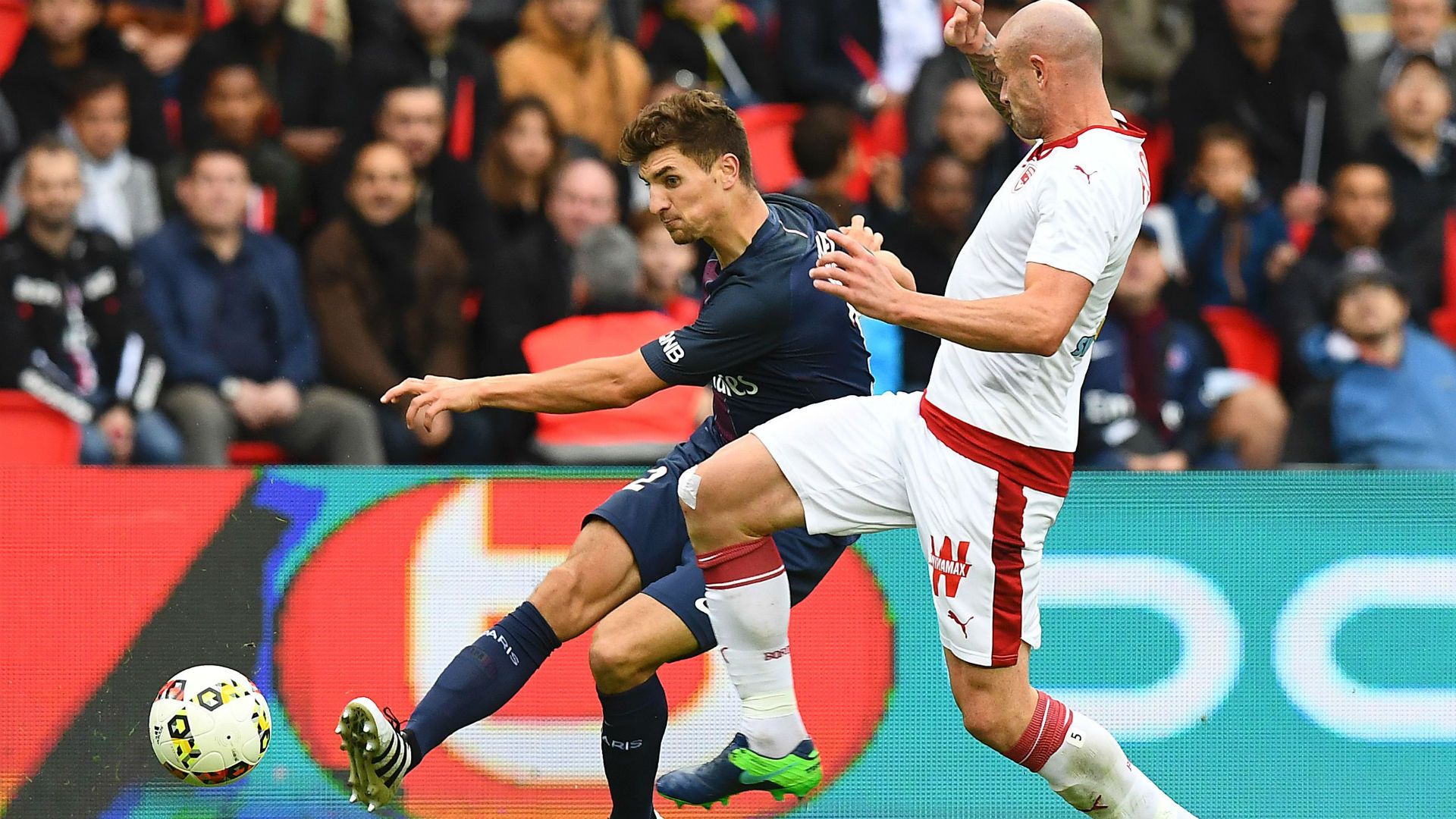 Thomas Meunier Nicolas Pallois Paris SG Bordeaux Ligue 1 01102016