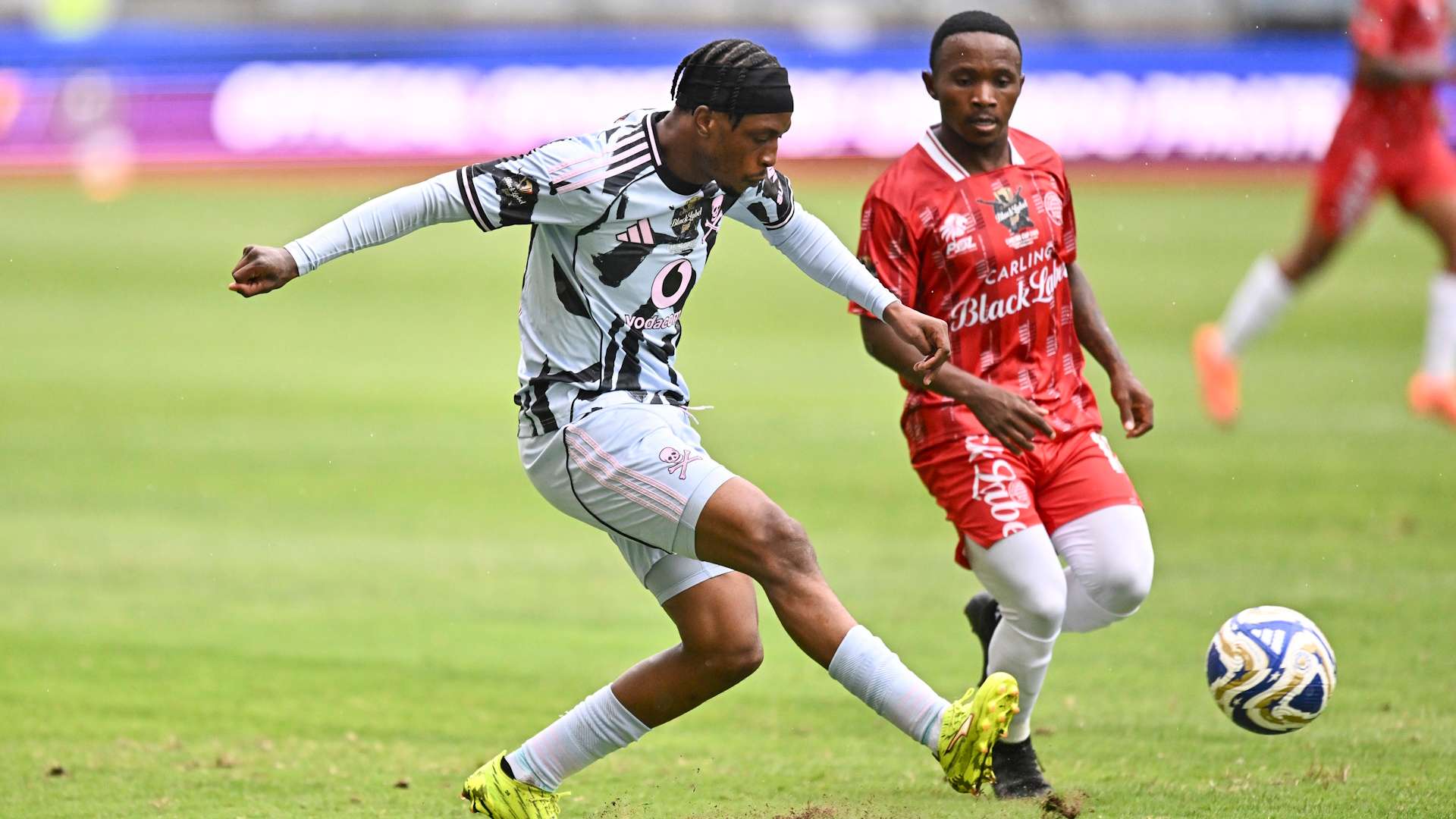 Patrick Maswanganyi & Ndabayithethwa Ndlondlo, Orlando Pirates vs All-Stars, December 2025