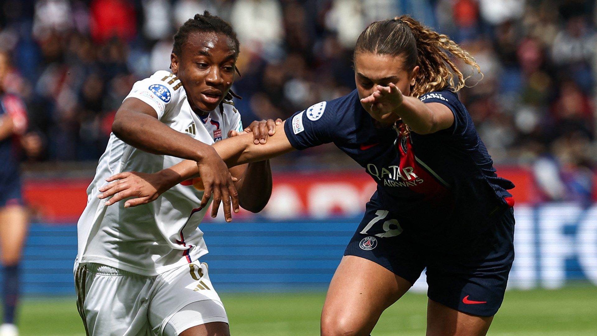 Melchie Dumornay Eva Gaetino Lyon PSG 2023-24