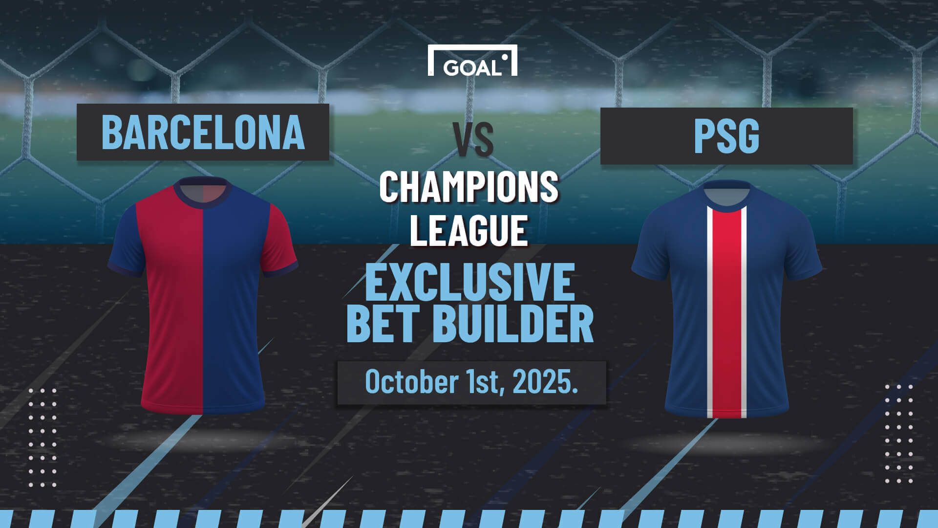 Barcelona vs PSG Bet Builder exclusive odds