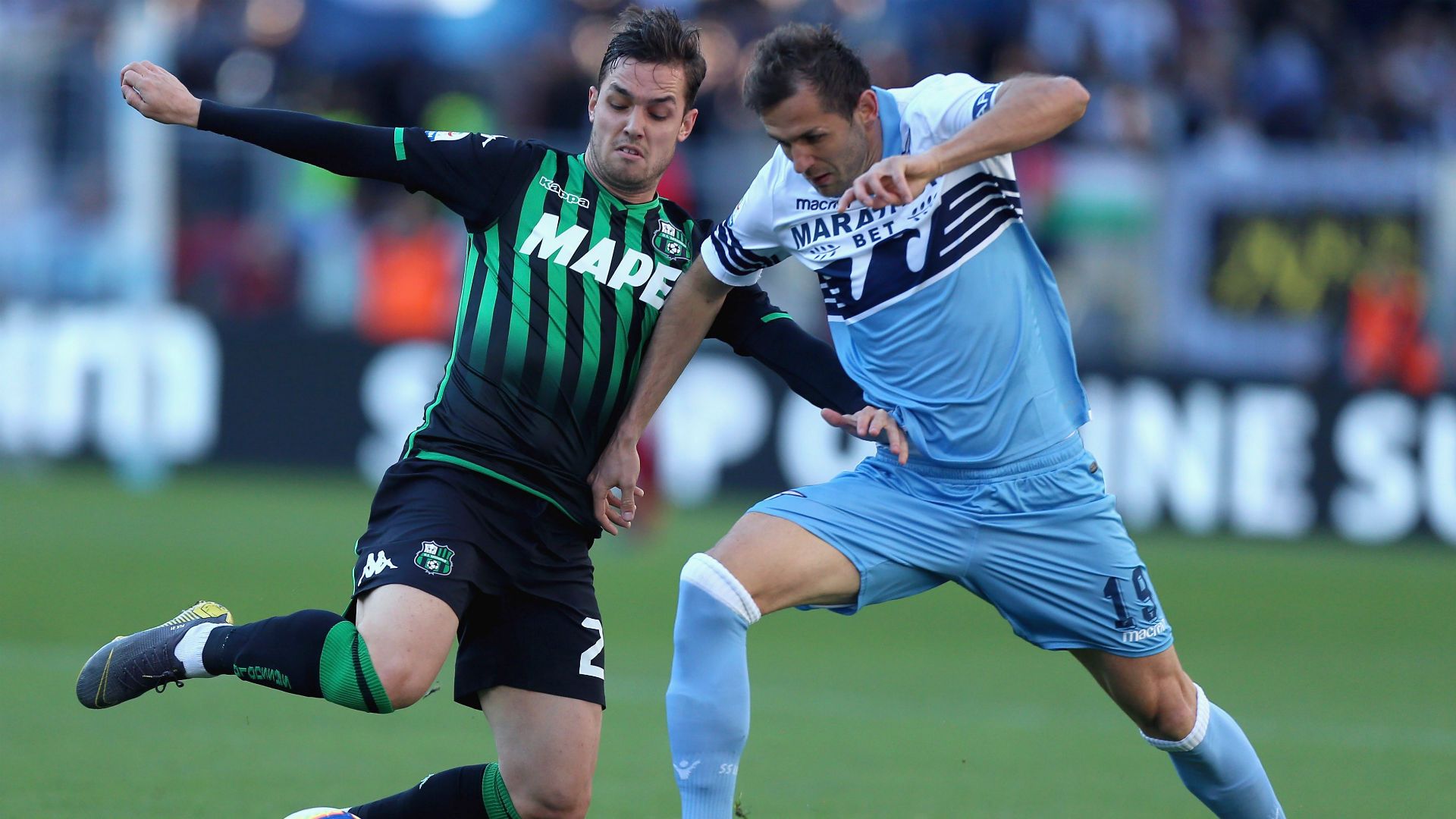 Senad Lulic Pol Lirola Lazio Sassuolo Serie A