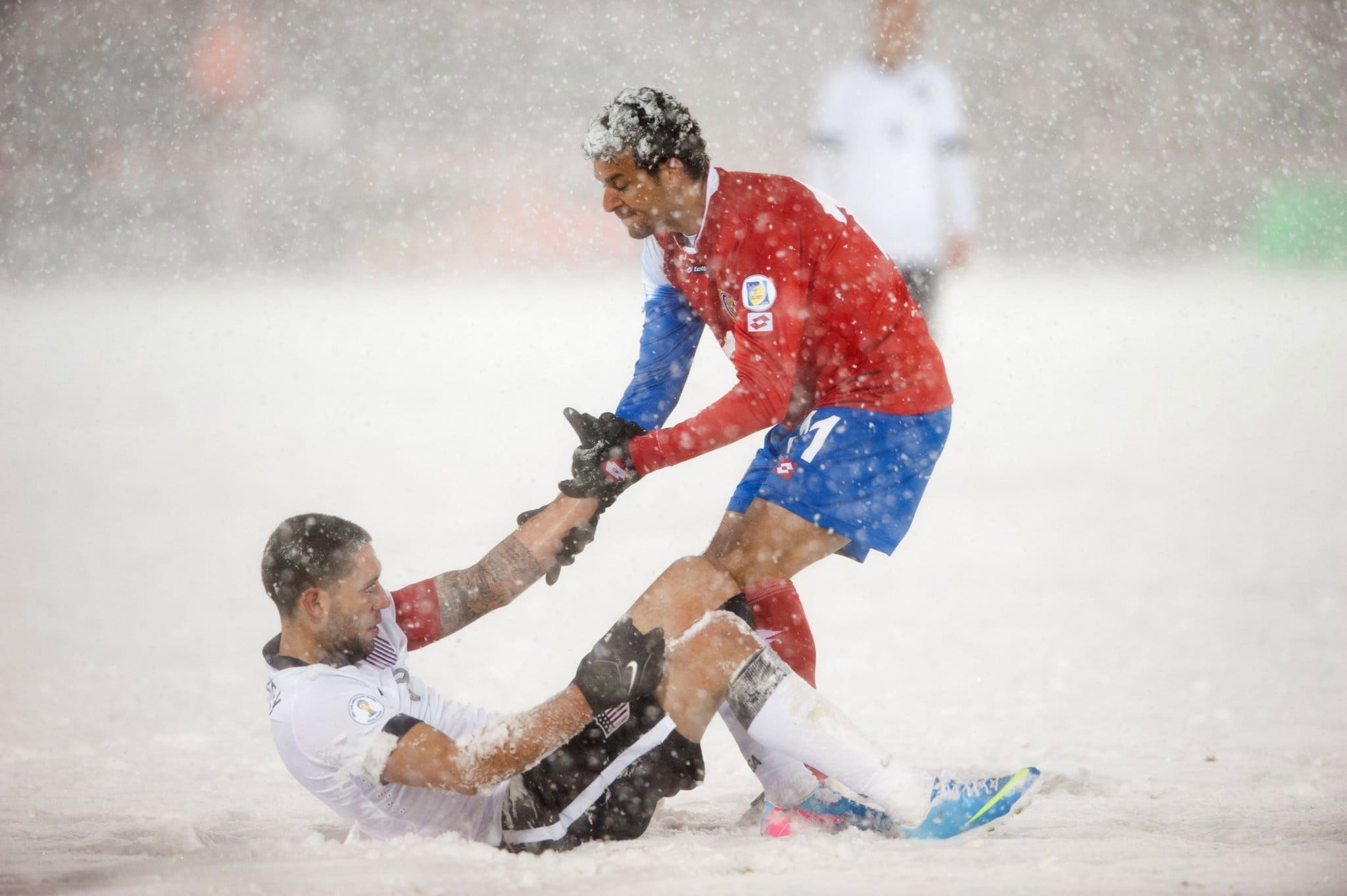 USMNT Costa Rica snowgame