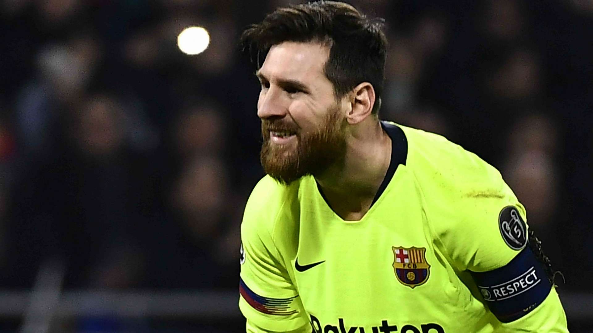 MESSI LYON BARCELONA CHAMPIONS LEAGUE