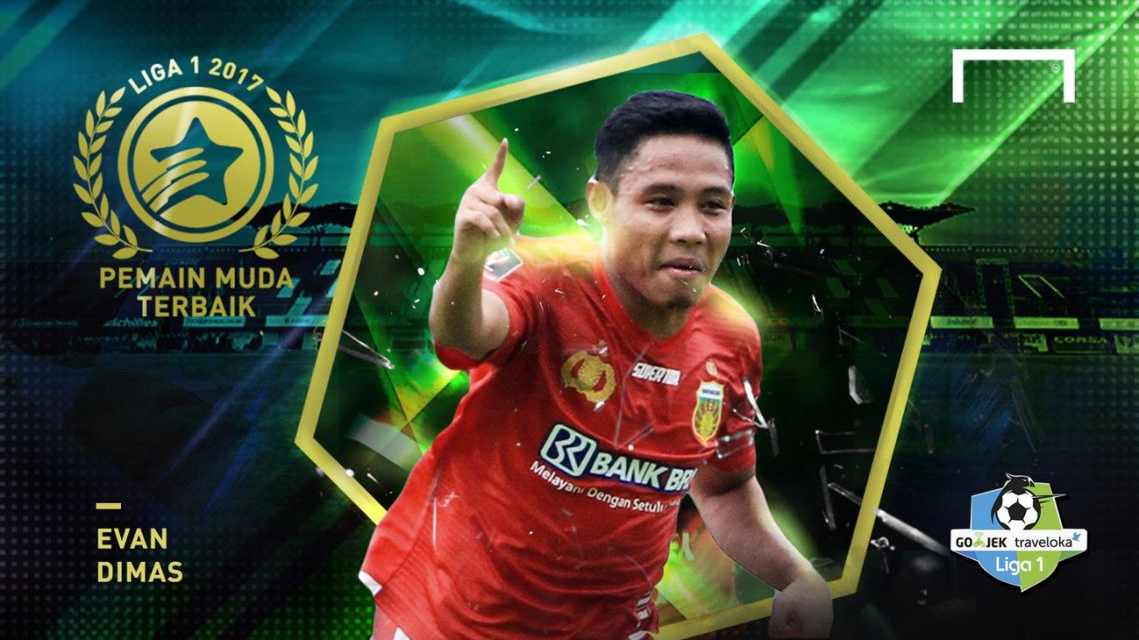 Pemain Muda Terbaik Liga 1 2017 - Evan Dimas