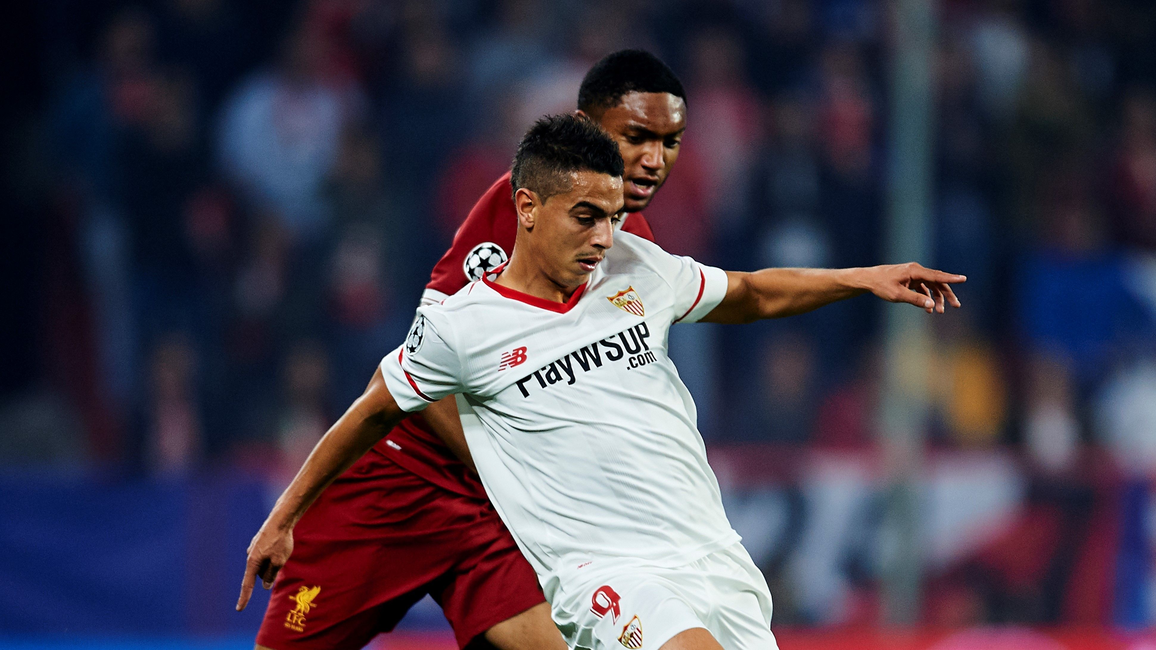 Wissam Ben Yedder Joe Gomez Sevilla Liverpool UCL 2112017