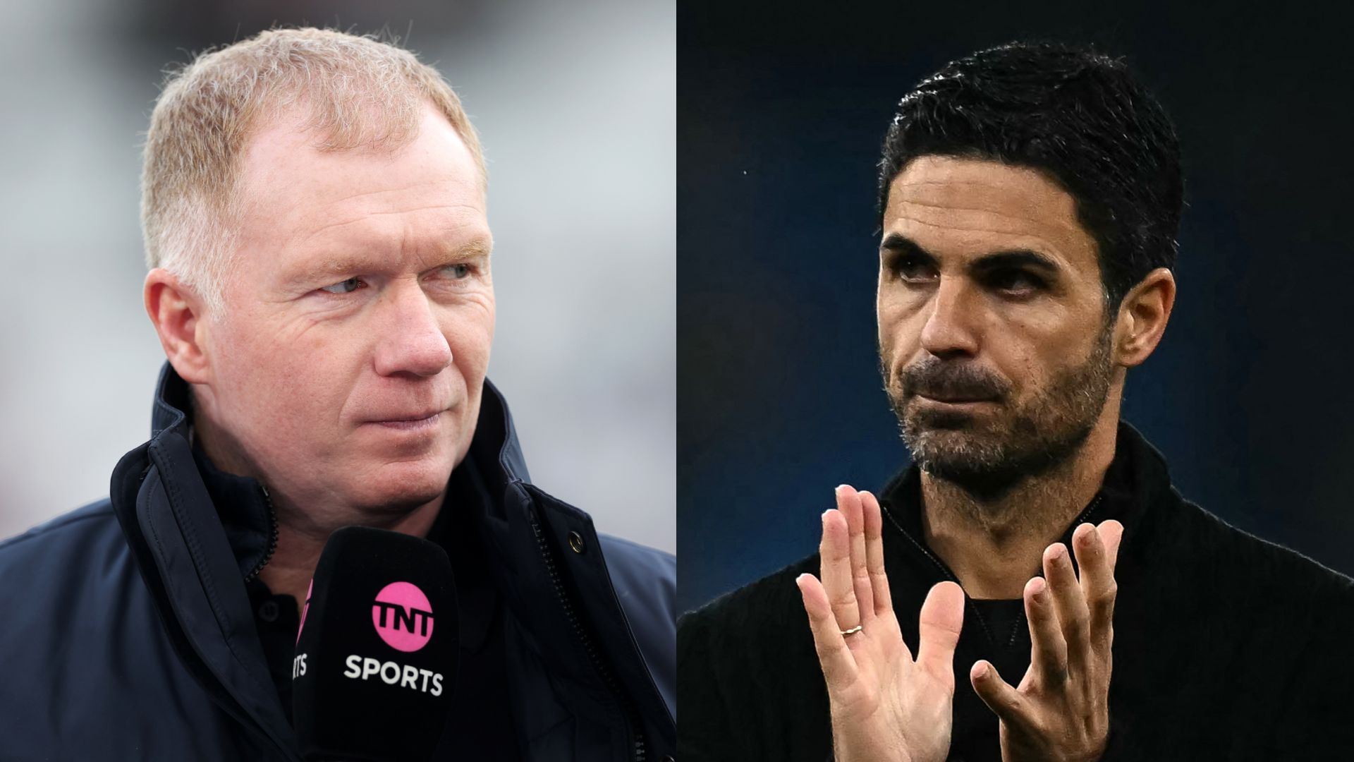 GFX Paul Scholes Mikel Arteta 