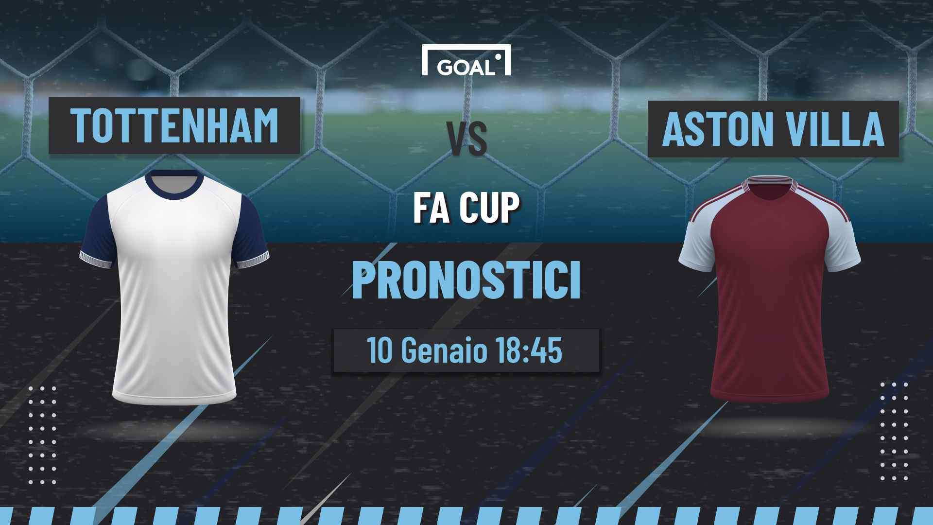 Pronostici Tottenham vs Aston Villa