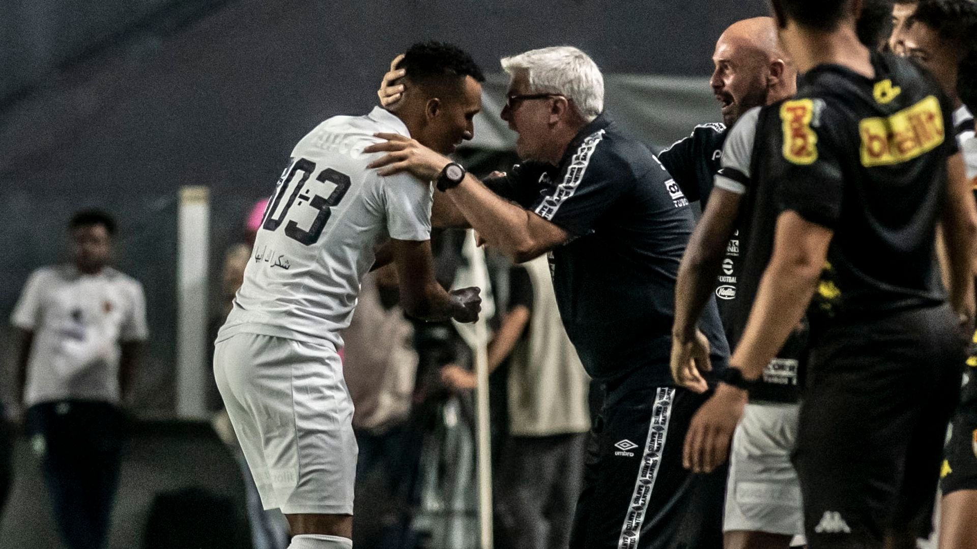 Lucas Braga, Odair Hellmann, Santos, Paulistão, 14012023