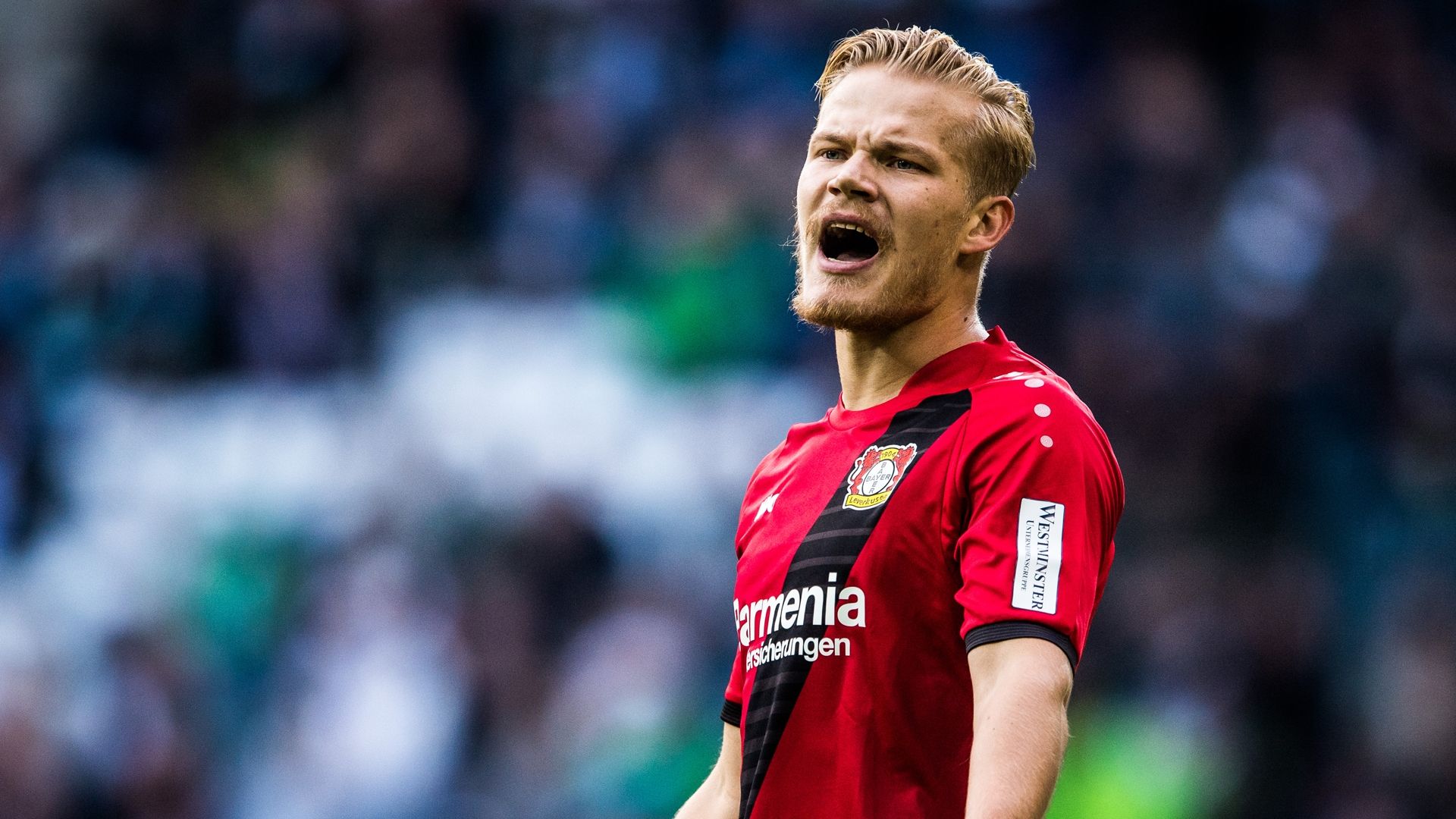 Joel Pohjanpalo Levverkusen Gladbach 10212017