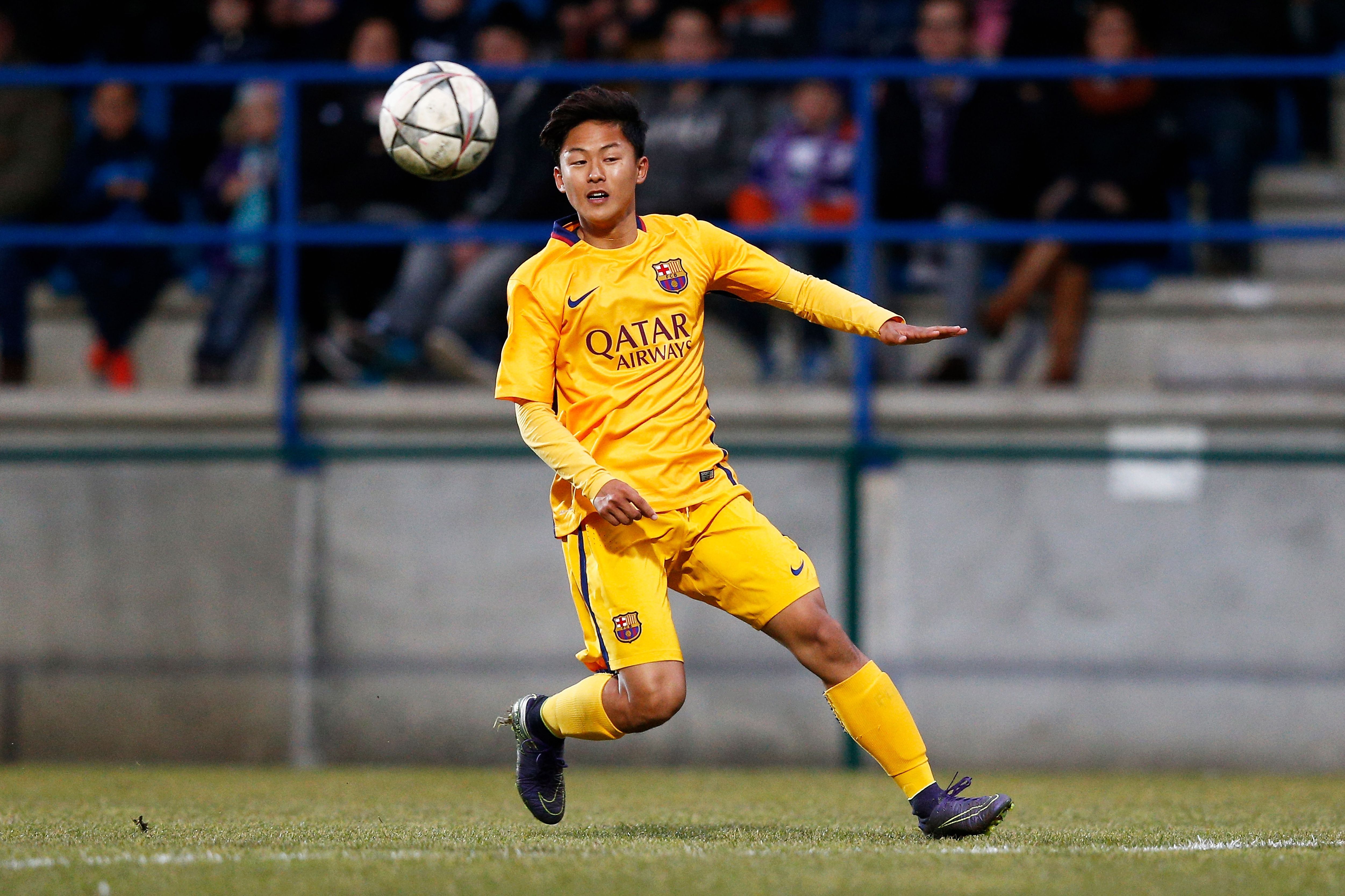 Lee Seung-Woo, Barcelona Youngster