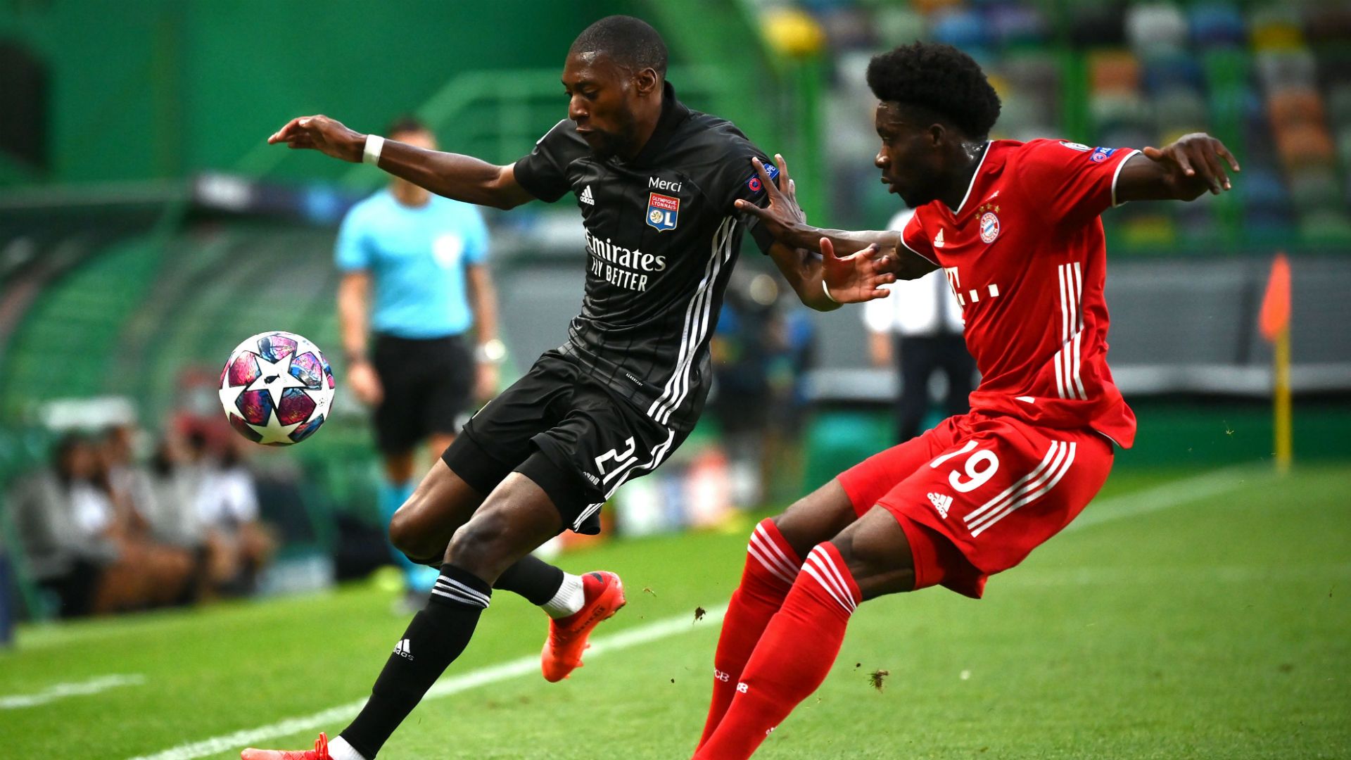 Karl Toko Ekambi Alphonso Davies Lyon Bayern Munich