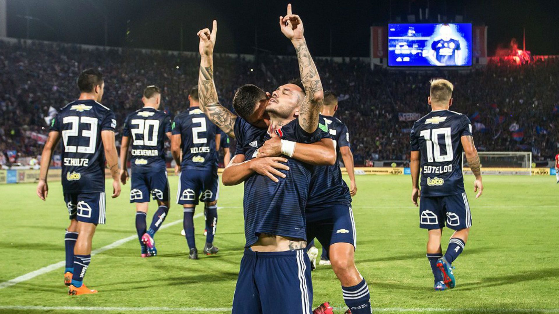 040318 Gol Mauricio Pinilla - Universidad de Chile Antofagasta Astori