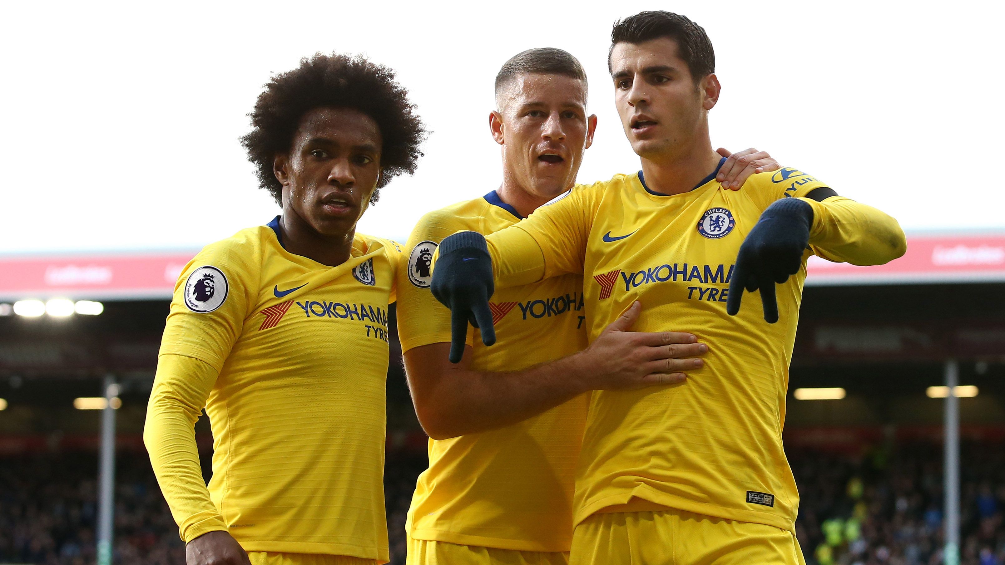 Alvaro Morata Burnley Chelsea Premier League 28102018