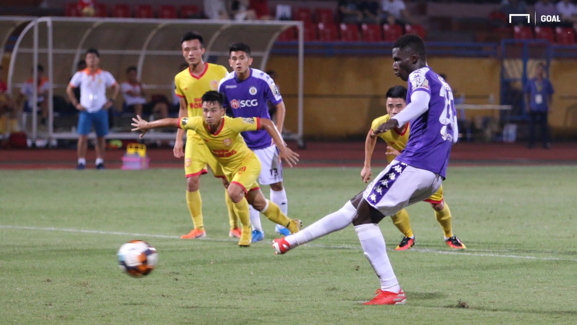 Pape Omar Faye Ha Noi vs Nam Dinh Round 22 V.League 2019