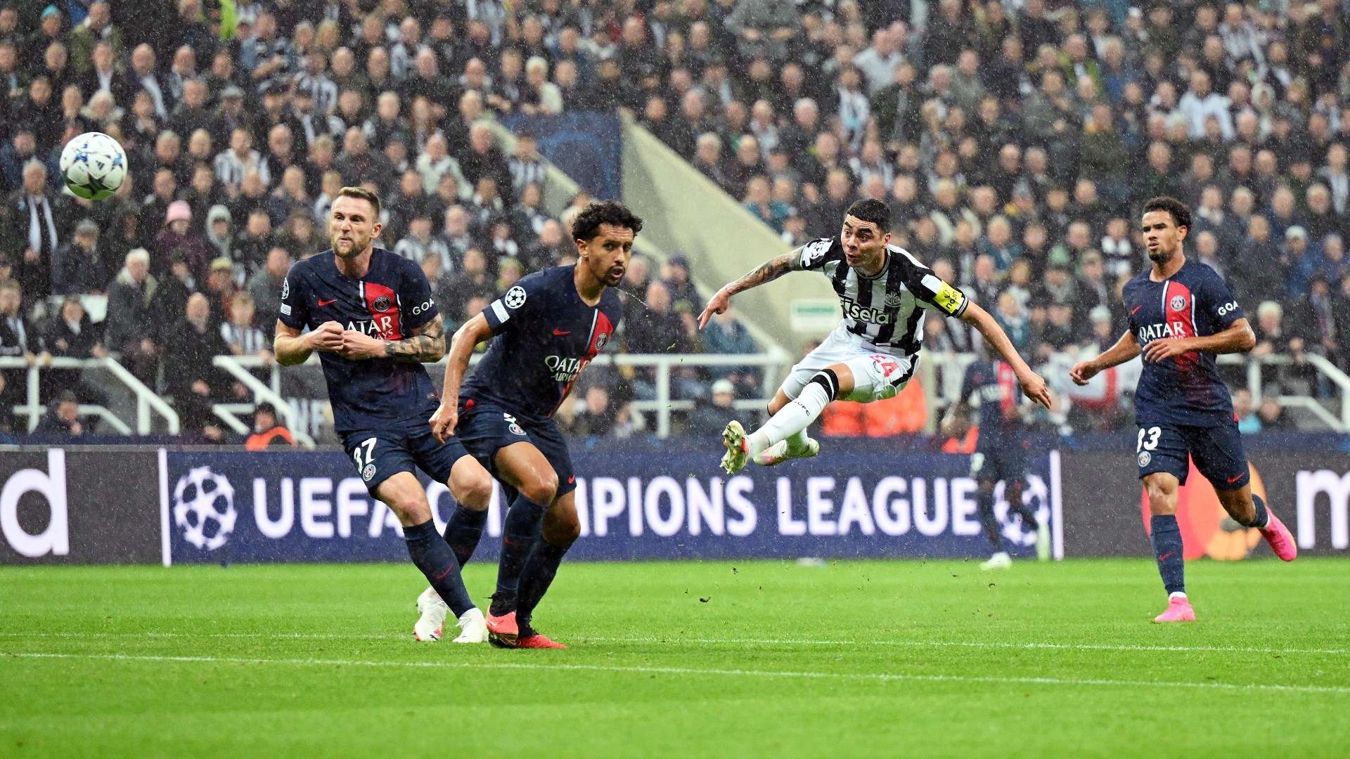 Almiron PSG Newcastle