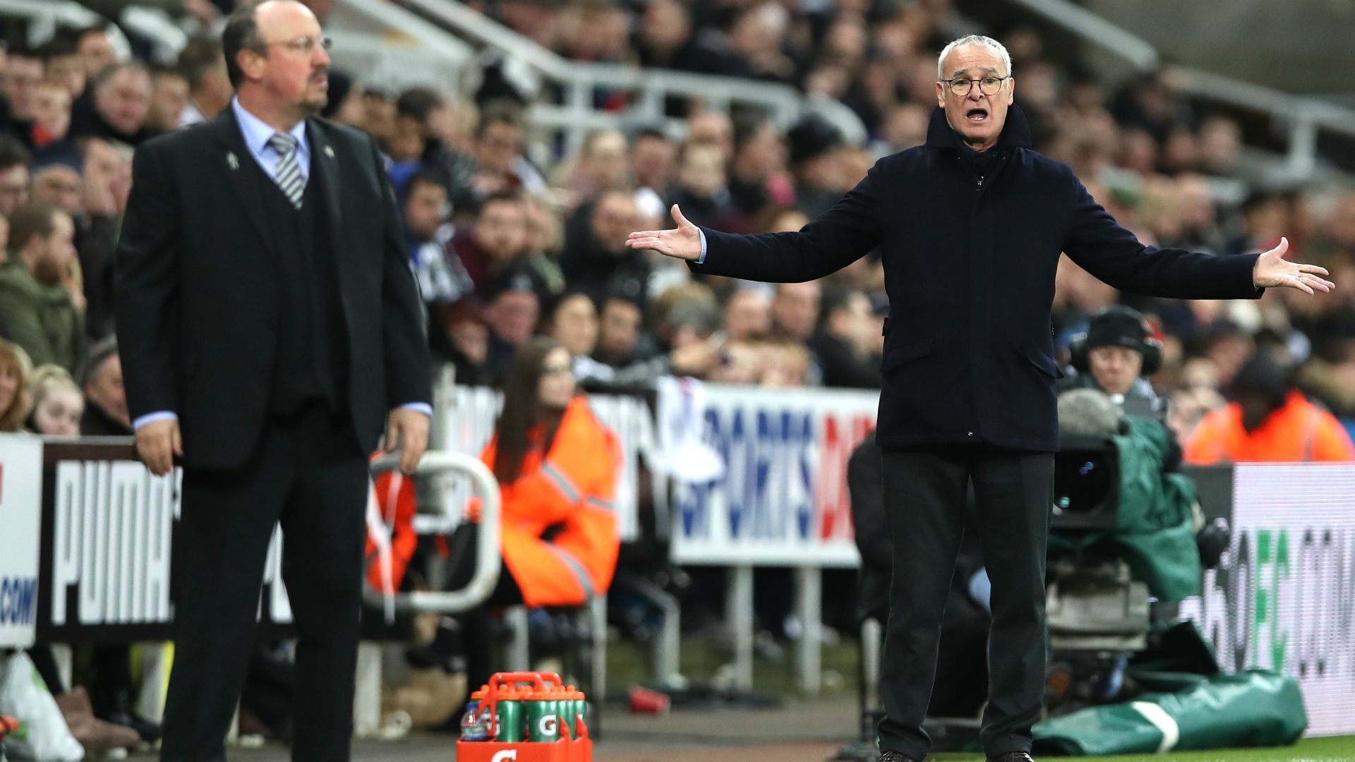 Rafa Benitez Claudio Ranieri Newcastle Fulham Premier League