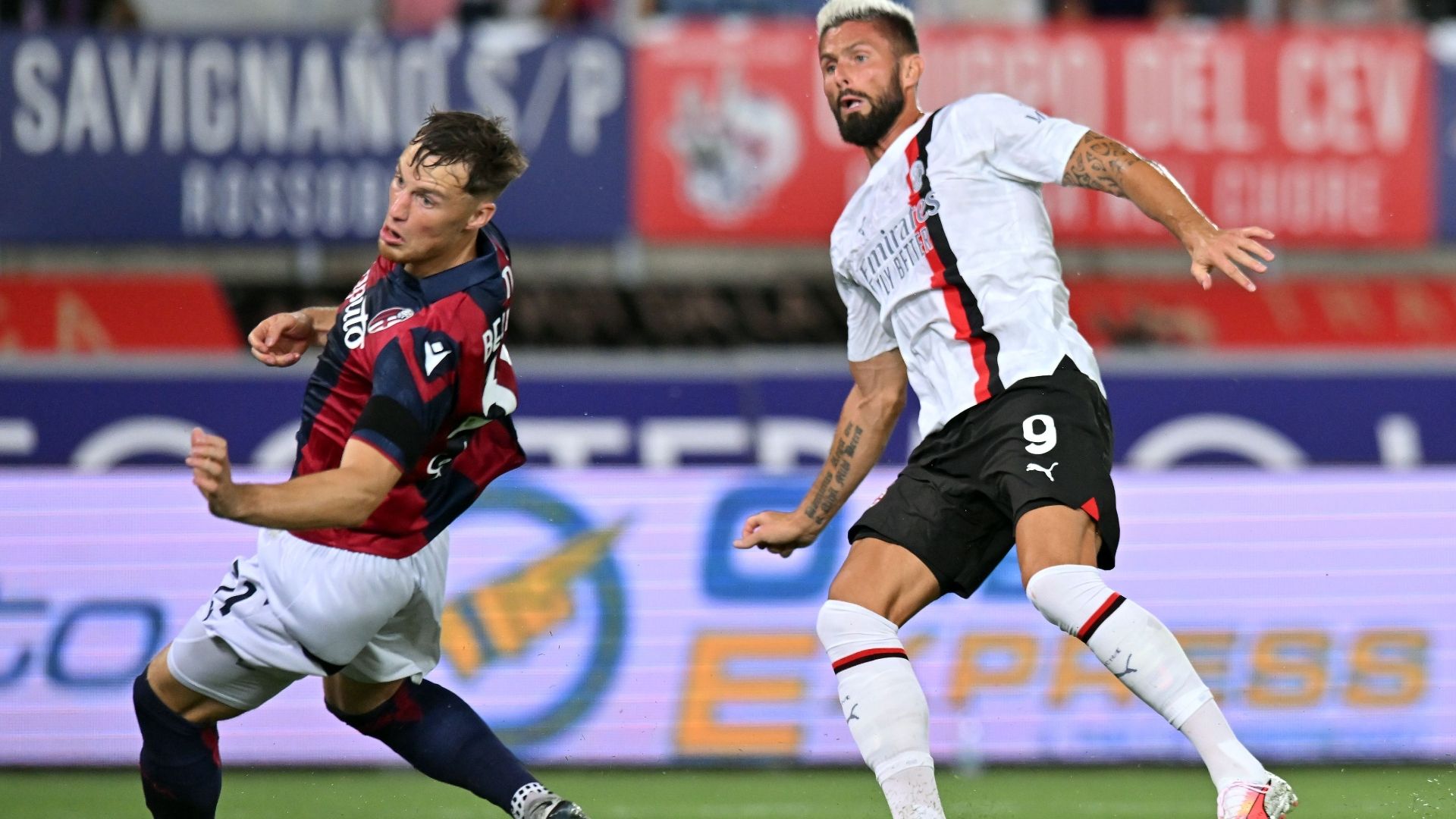 Giroud Bologna Milan Serie A