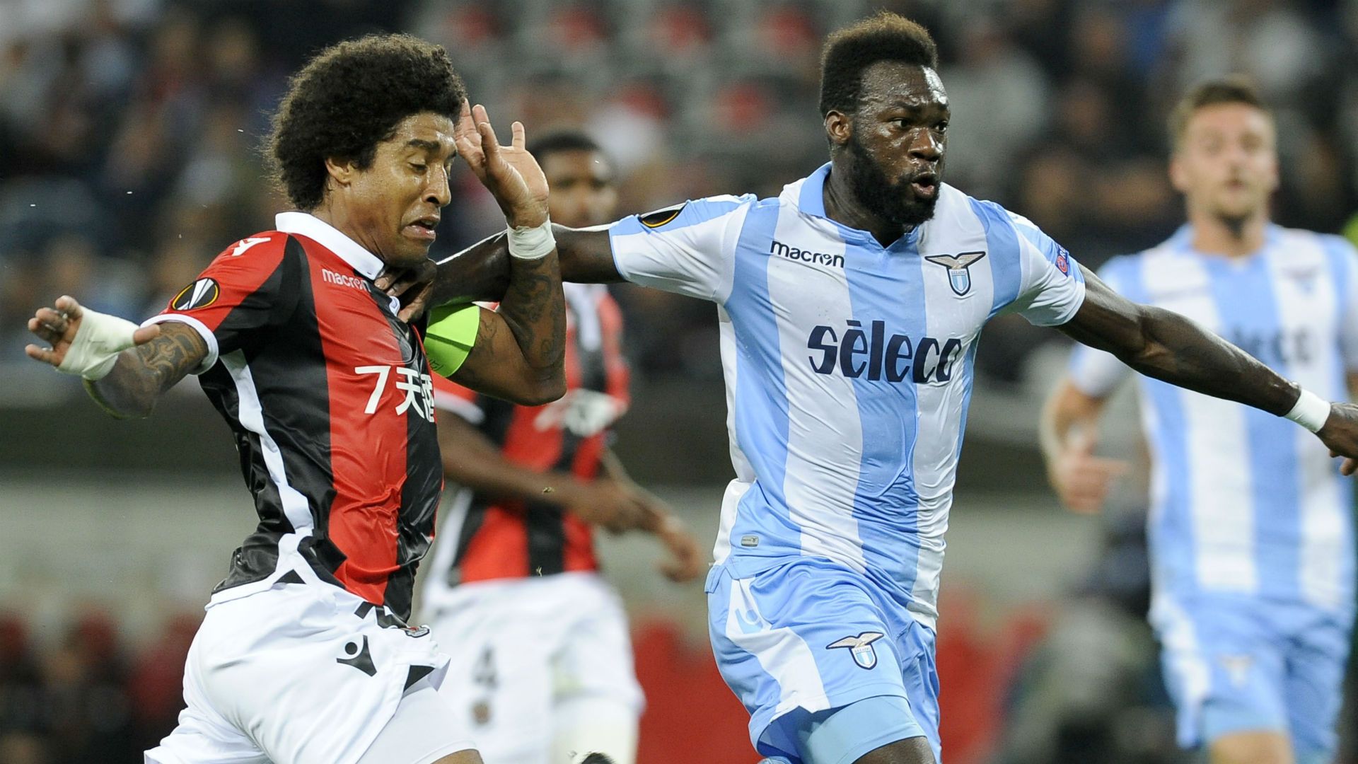 Felipe Caicedo Dante Nice Lazio UEFA Europa League 19102017