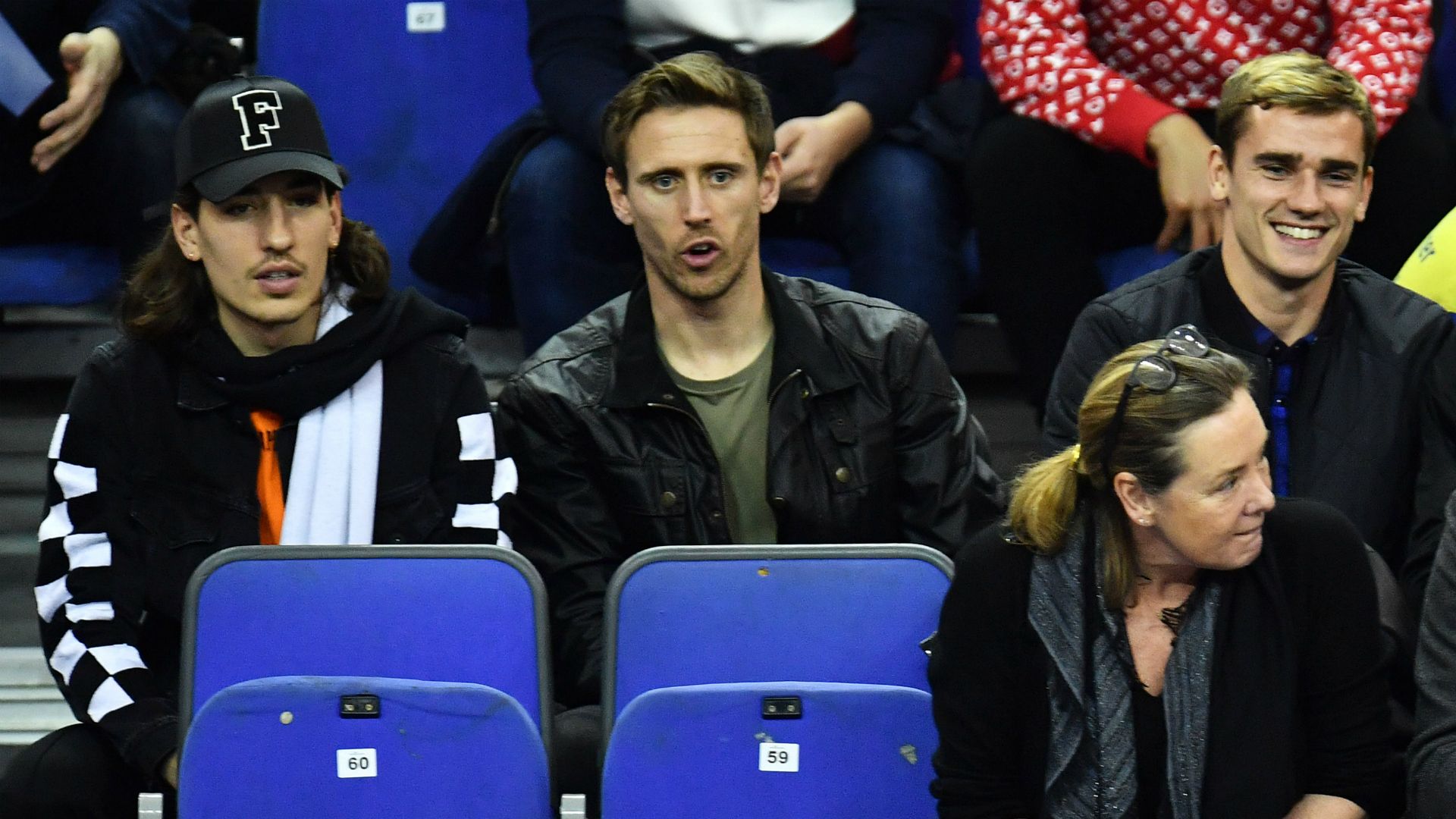 Antoine Griezmann Hector Bellerin Nacho Monreal Boston Celtics vs Philadelphia 76ers