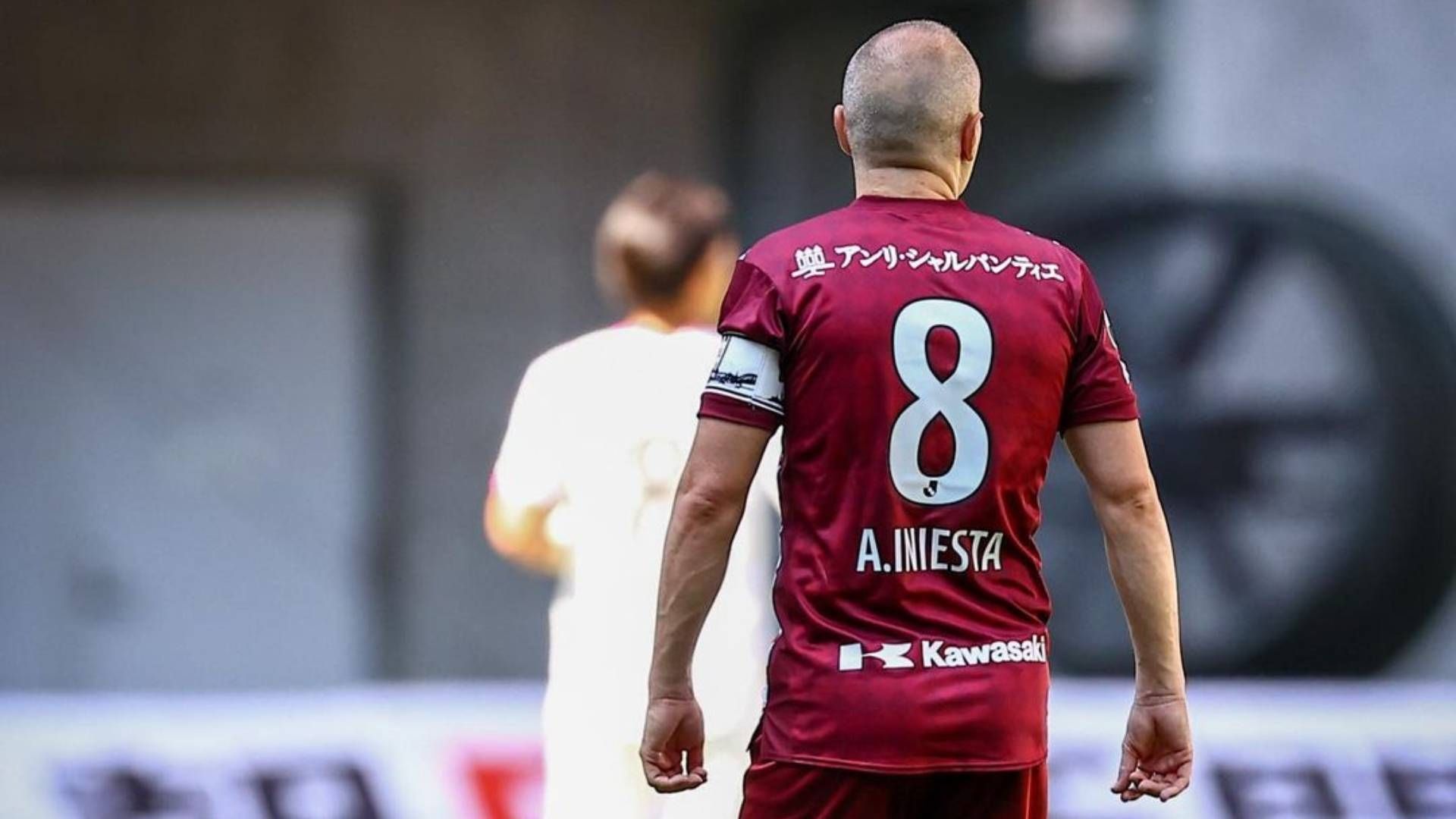 Andrés Iniesta Vissel Kobe Capitán