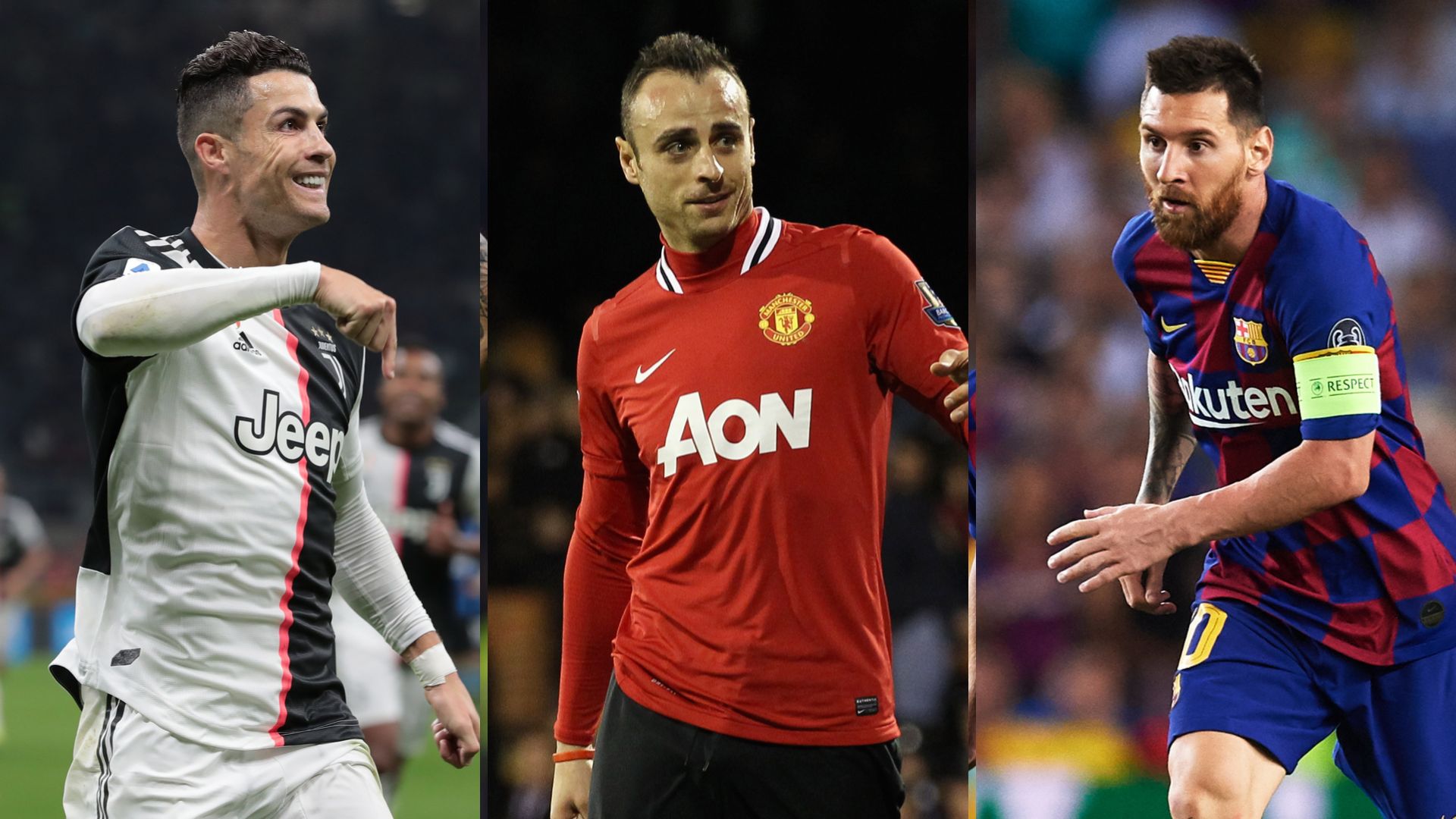 Cristiano, Berbatov y Messi