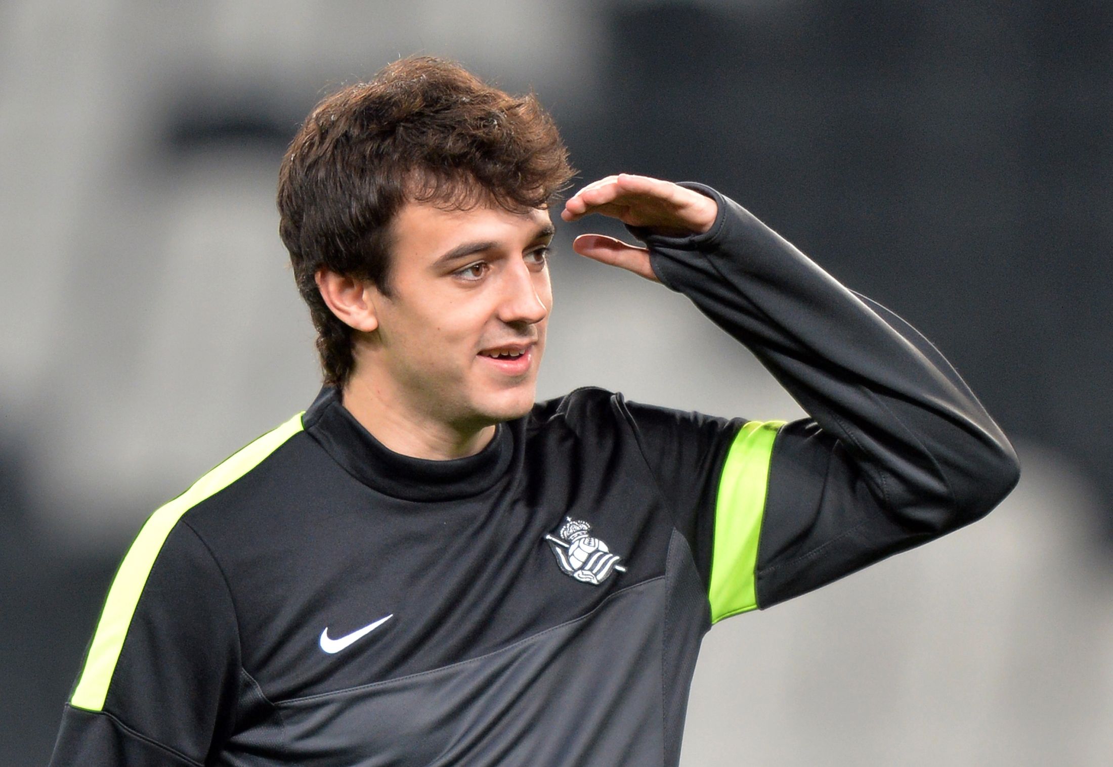 Real Sociedad midfielder Ruben Pardo