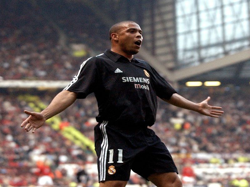 Ronaldo Real Madrid vs Manchester United 2003 Champions League