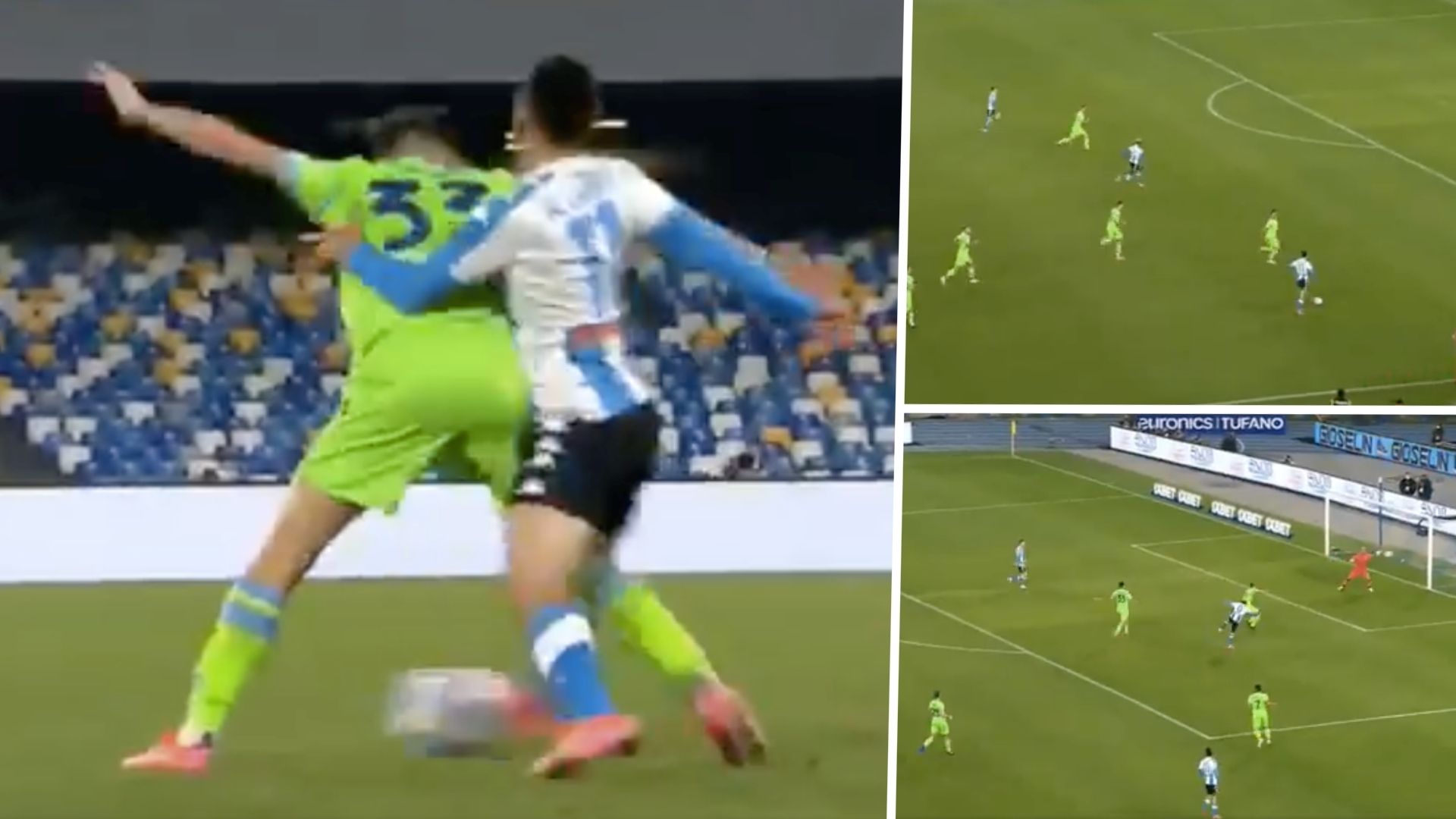 Hirving Lozano asistencia Lazio