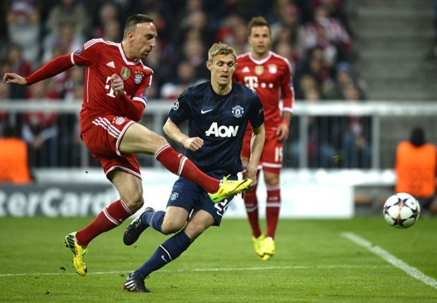 Franck Ribery Bayern Munich Manchester United Champions League 04092014