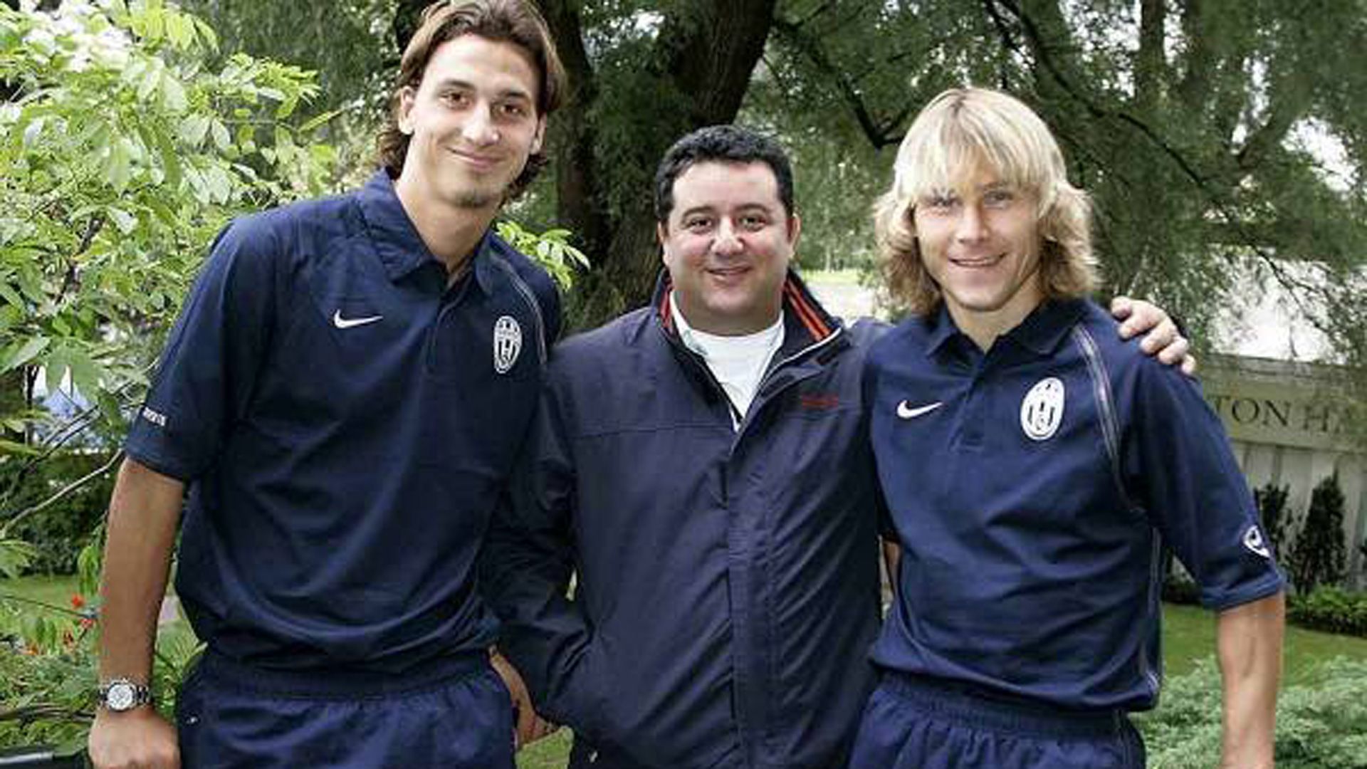 Zlatan Ibrahimovic Mino Raiola Pavel Nedved