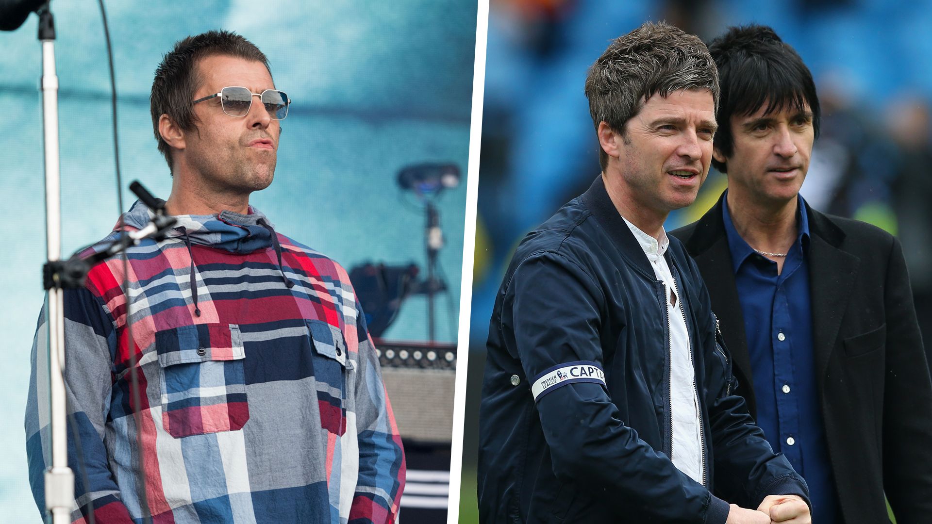 Johnny Marr Liam Gallagher Noel Gallagher